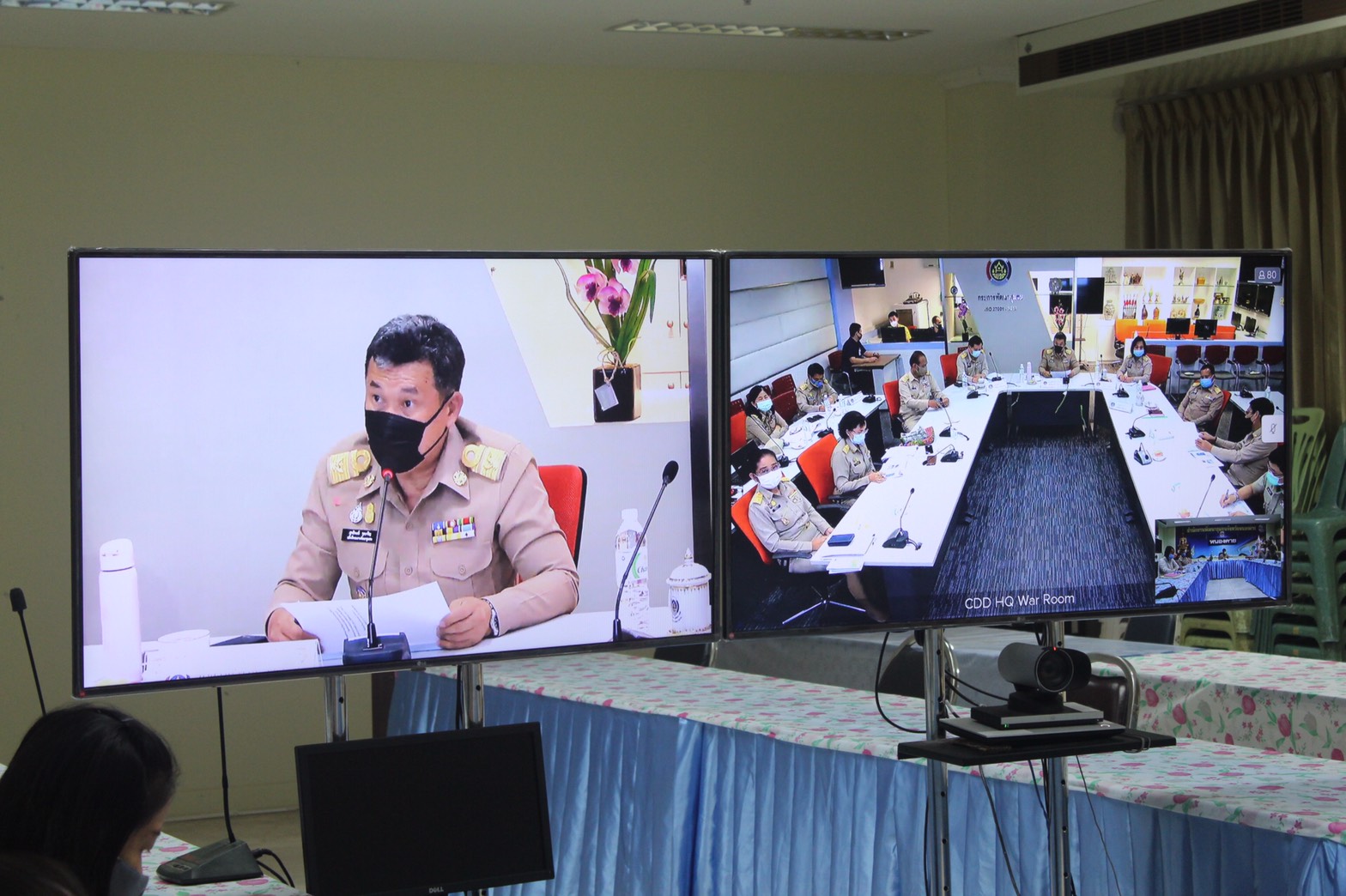 พช.หนองคาย ร่วมประชุมสร้างความเข้าใจแนวทางการดำเนินงาน แผนปฏิบัติการ 90 วัน “ปลูกผักสวนครัว เพื่อสร้างความมั่นคงทางอาหาร” และแนวทางการดำเนินโครงการพัฒนาคุณภาพชีวิตระดับครัวเรือน แบบบูรณาการเชิงพื้นที่ ผ่านระบบวีดิทัศน์ทางไกล (Video Conference)