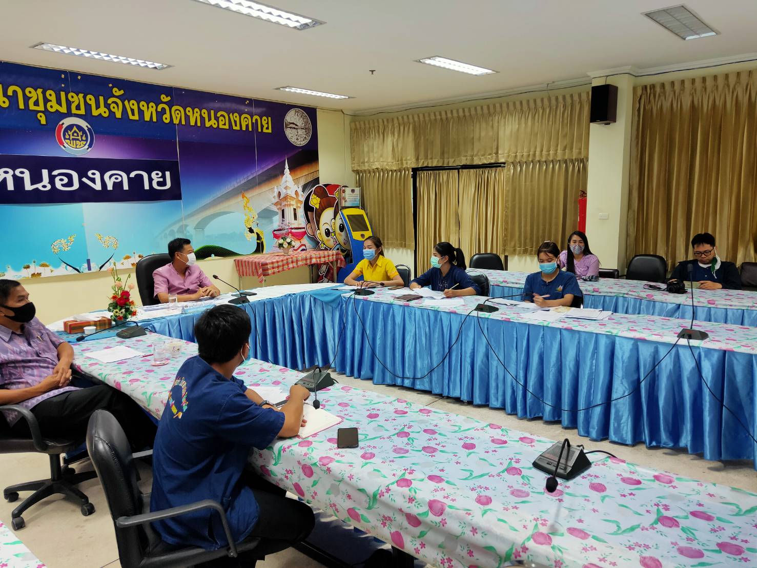 อพช. มอบนโยบายแก่ นักการตลาดรุ่นใหม่ (OTOP) ผ่านระบบ VDO Conference