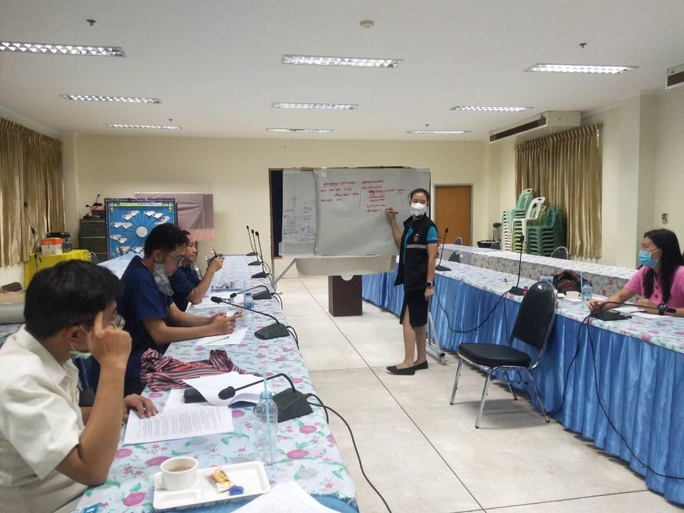 พช.หนองคาย “ประชุมทีมเจ้าหน้าที่พัฒนาชุมชนเพื่อเสนอโครงการภายใต้กรอบนโยบายการพื้นฟูเศรษฐกิจและสังคมของประเทศ