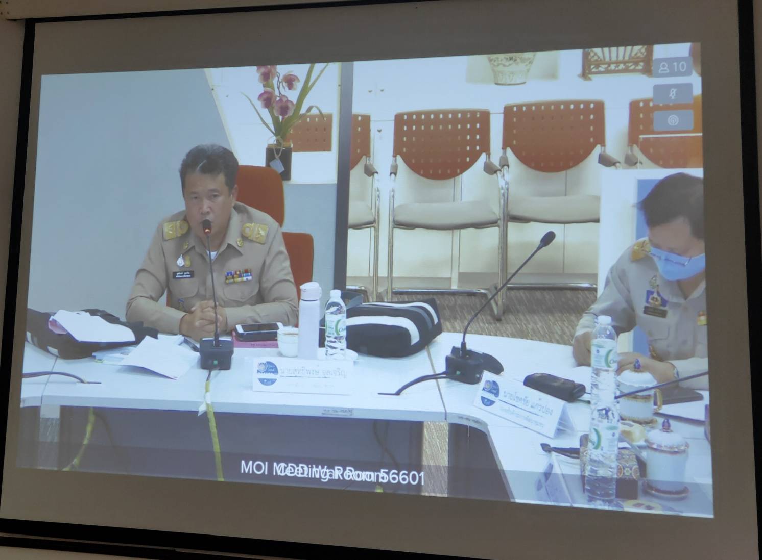 พช.หนองคาย รับชมการประชุมกรมการพัฒนาชุมชน ครั้งที่ 5/2563 ผ่านระบบ VCS กระทรวงมหาดไทย