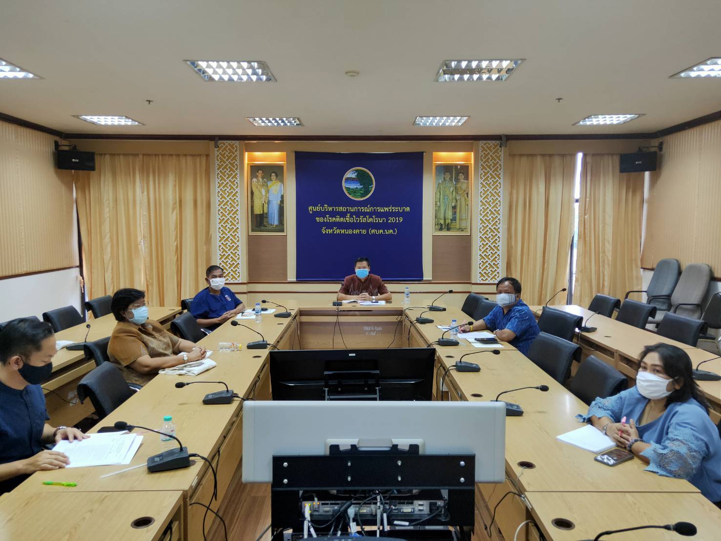 พช.หนองคาย รับชมการประชุมกรมการพัฒนาชุมชน ครั้งที่ 5/2563 ผ่านระบบ VCS กระทรวงมหาดไทย