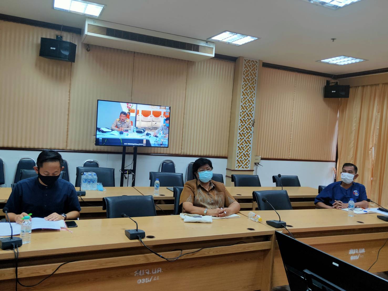 พช.หนองคาย รับชมการประชุมกรมการพัฒนาชุมชน ครั้งที่ 5/2563 ผ่านระบบ VCS กระทรวงมหาดไทย