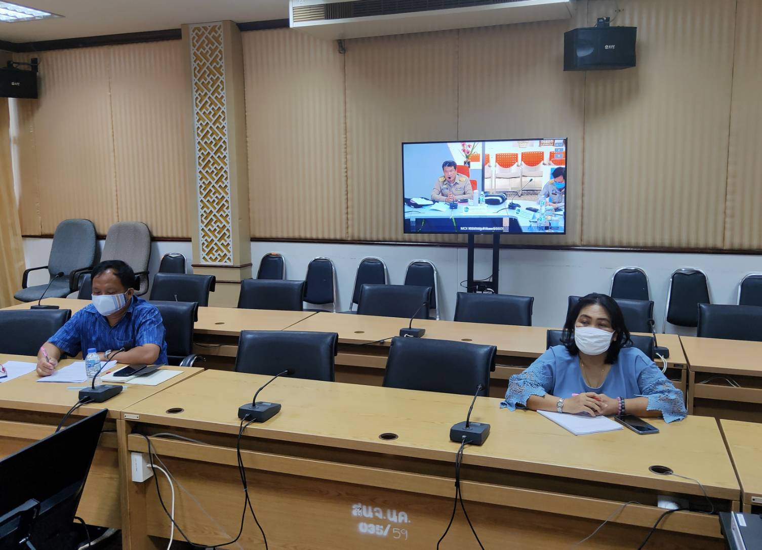 พช.หนองคาย รับชมการประชุมกรมการพัฒนาชุมชน ครั้งที่ 5/2563 ผ่านระบบ VCS กระทรวงมหาดไทย