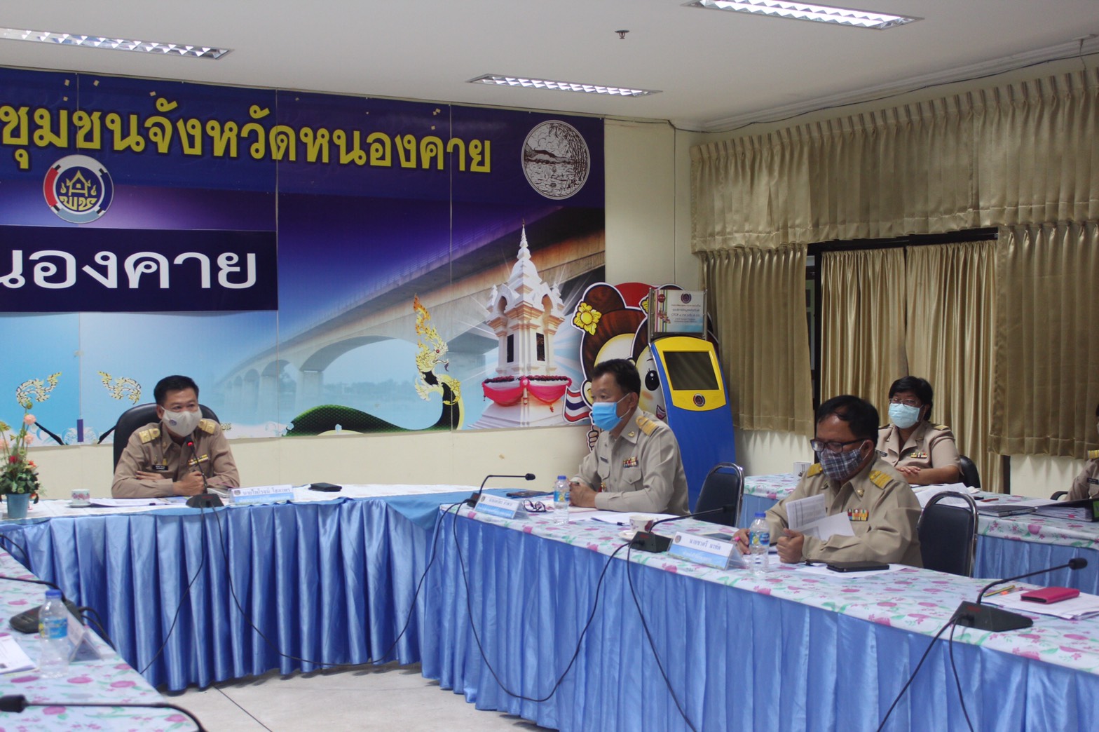 พช.หนองคาย ประชุมประสานแผนการปฏิบัติงานพัฒนาชุมชนจังหวัดหนองคาย