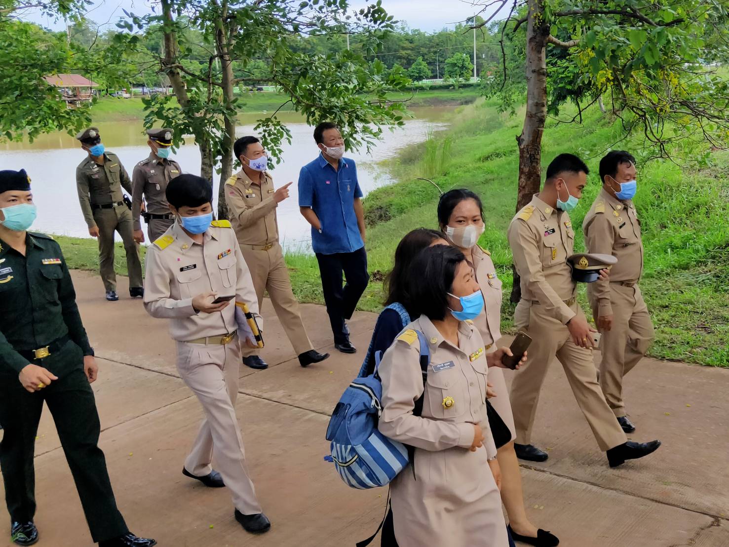 ? “พช.หนองคาย ร่วมให้การต้องรับรัฐมนตรีช่วยว่าการกระทรวงมหาดไทย (นายทรงศักดิ์ ทองศรี)”