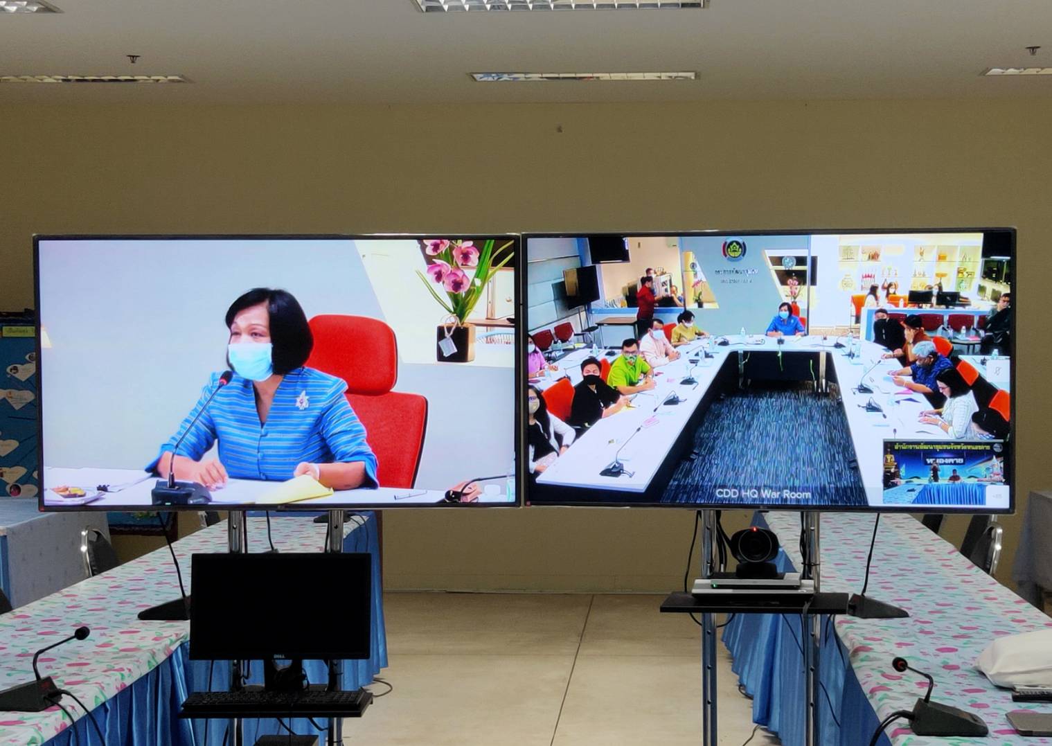 พช.หนองคาย ร่วมประชุมคณะทำงานติดตามเร่งรัดการใช้จ่ายงบประมาณรายจ่าย ประจำปีงบประมาณ พ.ศ. 2563 ของกรมการพัฒนาชุมชน ครั้งที่ 3/2563