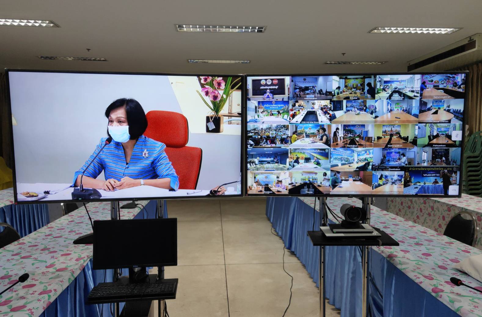 พช.หนองคาย ร่วมประชุมคณะทำงานติดตามเร่งรัดการใช้จ่ายงบประมาณรายจ่าย ประจำปีงบประมาณ พ.ศ. 2563 ของกรมการพัฒนาชุมชน ครั้งที่ 3/2563