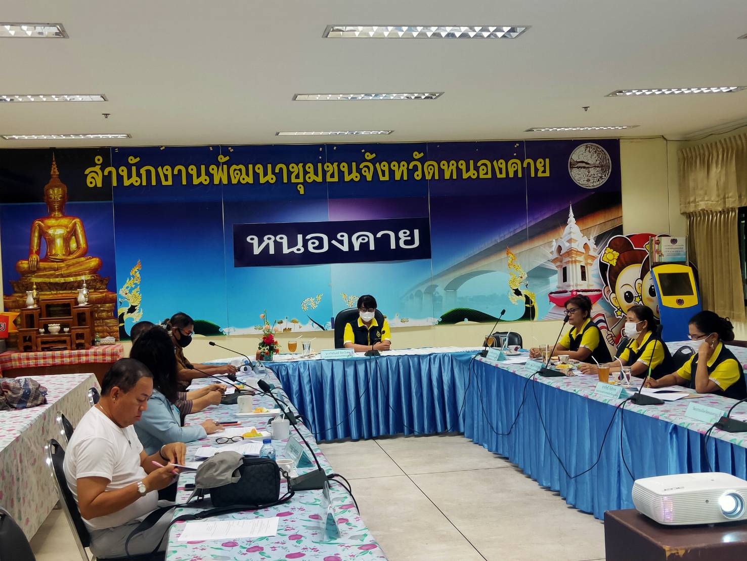 จังหวัดหนองคาย ประชุมคณะกรรมการตัดสินการประกวดผ้าสืบสาน อนุรักษ์ศิลป์ผ้าถิ่นไทย ดำรงไว้ในแผ่นดิน จังหวัดหนองคาย ครั้งที่ 1/2563