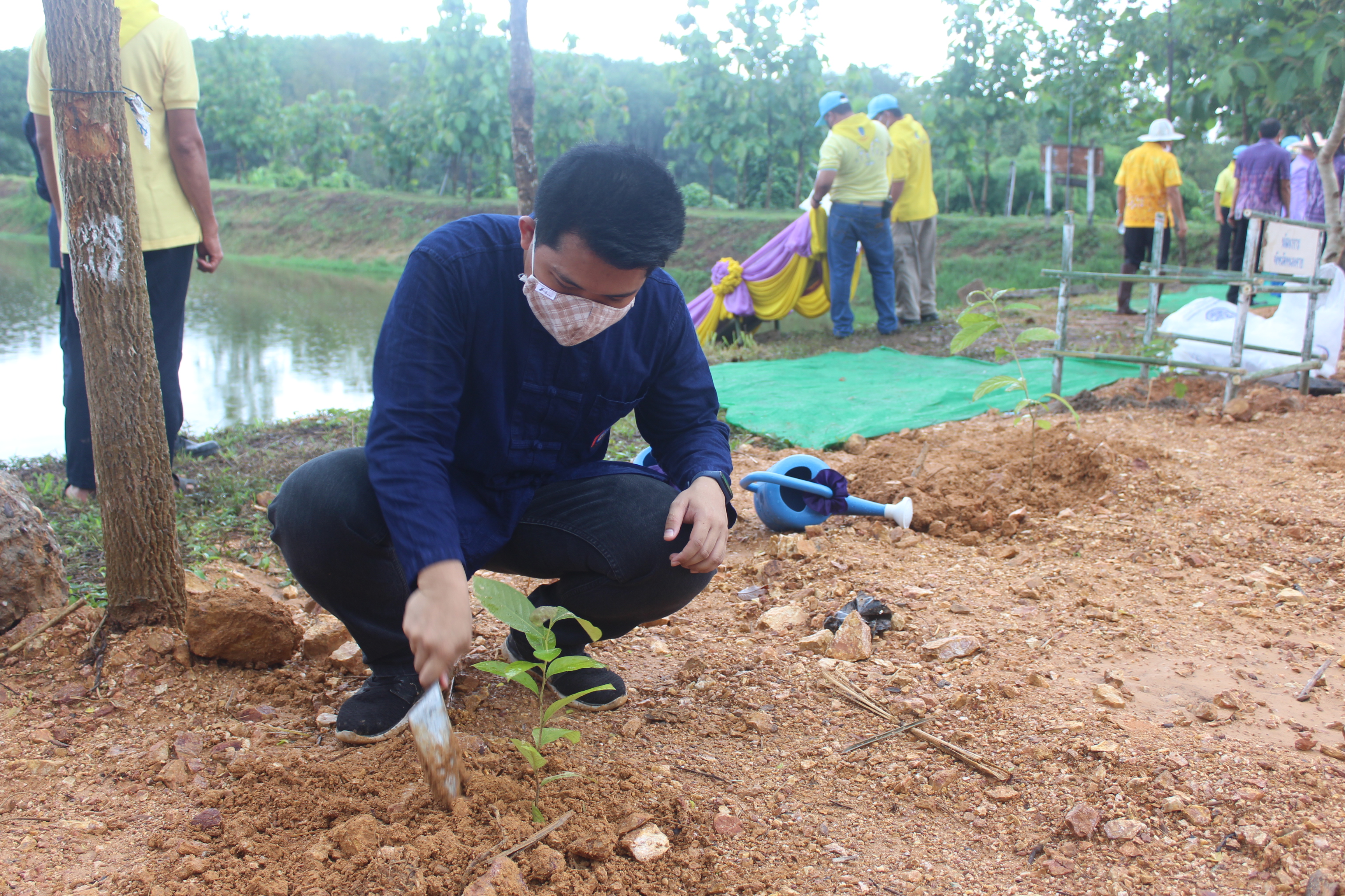 จังหวัดหนองคาย ดำเนินโครงการ “รวมพลังสตรีอาสาพัฒนา ปลูกป่าเฉลิมพระเกียรติ เนื่องในโอกาส วันเฉลิมพระชนมพรรษา สมเด็จพระนางเจ้าสุทิดา พัชรสุธาพิมลลักษณ พระบรมราชินี 3 มิถุนายน 2563 “