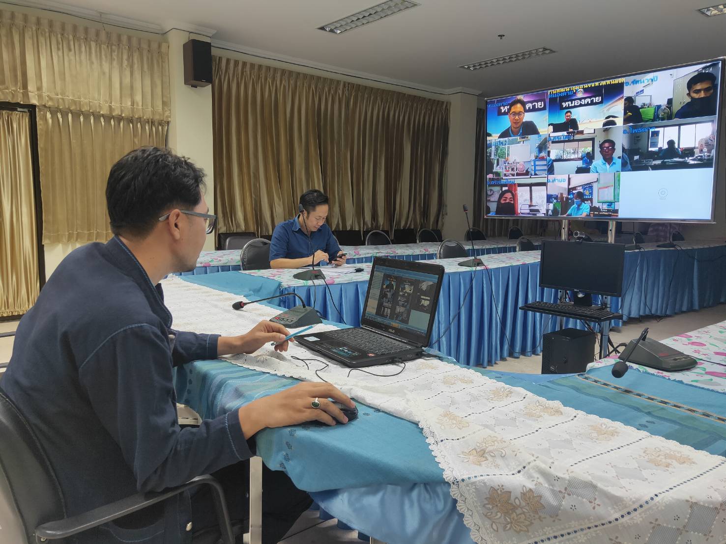 พช.หนองคาย ให้บริการข้อมูลข่าวสารทางไกล ผ่านระบบห้องประชุมออนไลน์ (Session call) ประจำเดือนสิงหาคม ครั้งที่ 1