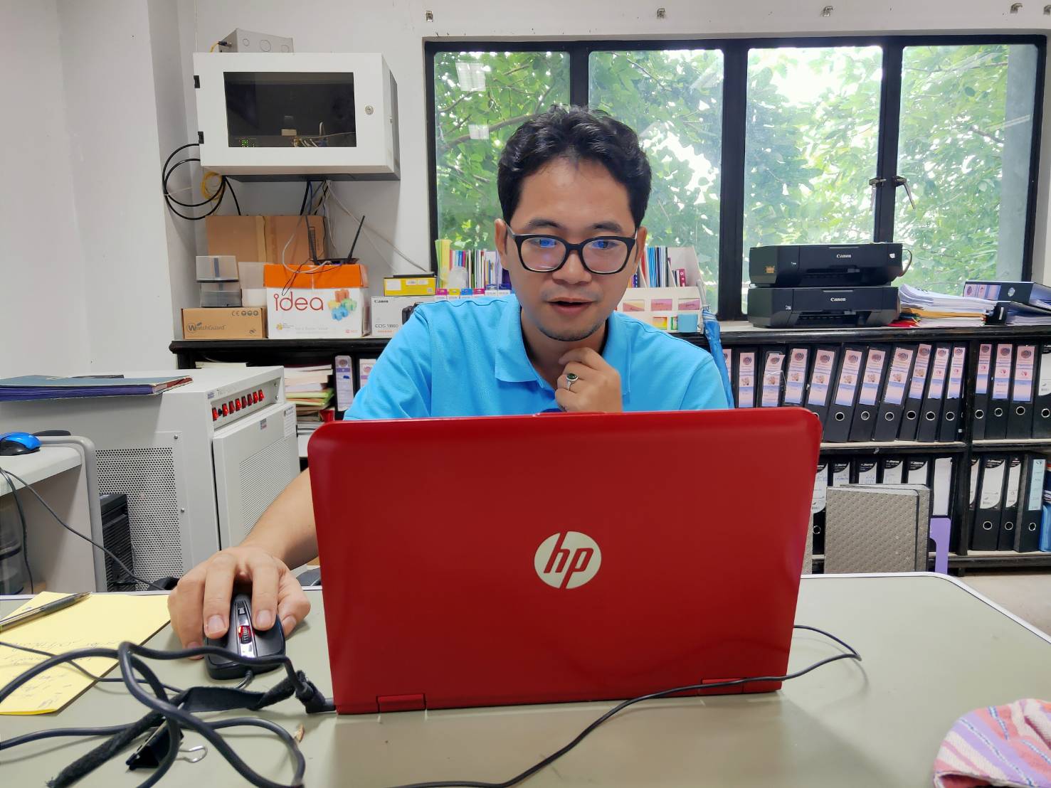 พช.หนองคาย ให้บริการข้อมูลข่าวสารทางไกล ผ่านระบบห้องประชุมออนไลน์ (Session call) ประจำเดือนสิงหาคม