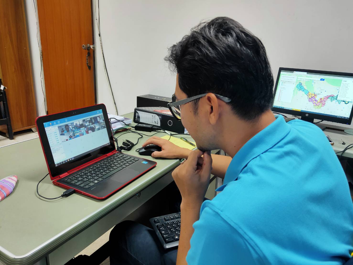 พช.หนองคาย ให้บริการข้อมูลข่าวสารทางไกล ผ่านระบบห้องประชุมออนไลน์ (Session call) ประจำเดือนสิงหาคม