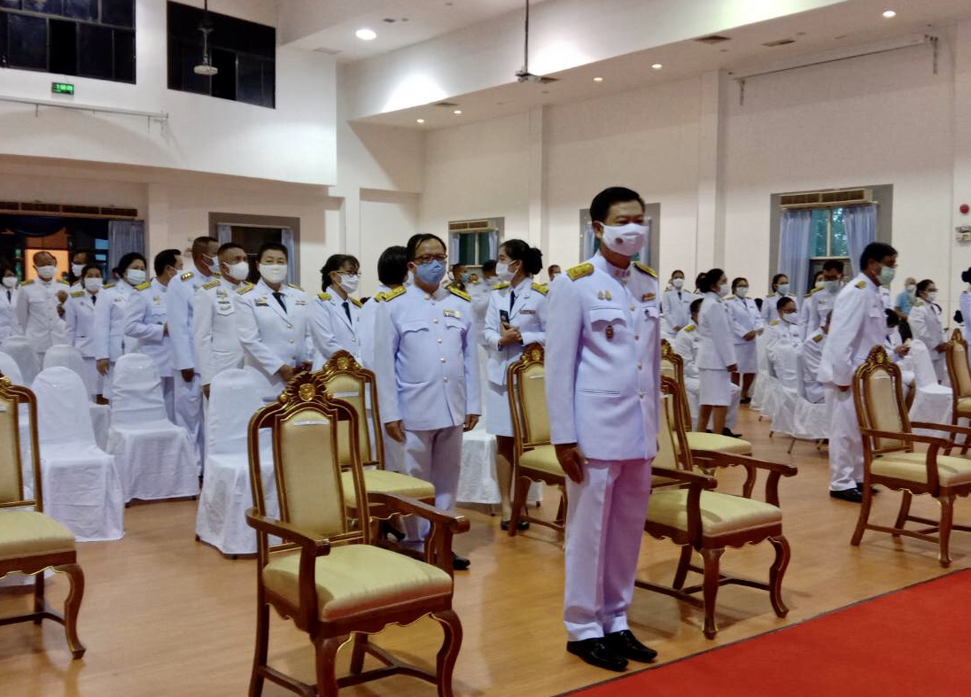 พัฒนาการจังหวัดหนองคาย นำข้าราชการ พิธีลงนามถวายพระพร เนื่องในโอกาสวันเฉลิมพระชนมพรรษาสมเด็จพระนางเจ้าสิริกิติ์ พระบรมราชินีนาถ พระบรมราชชนนีพันปีหลวง 12 สิงหาคม 2563