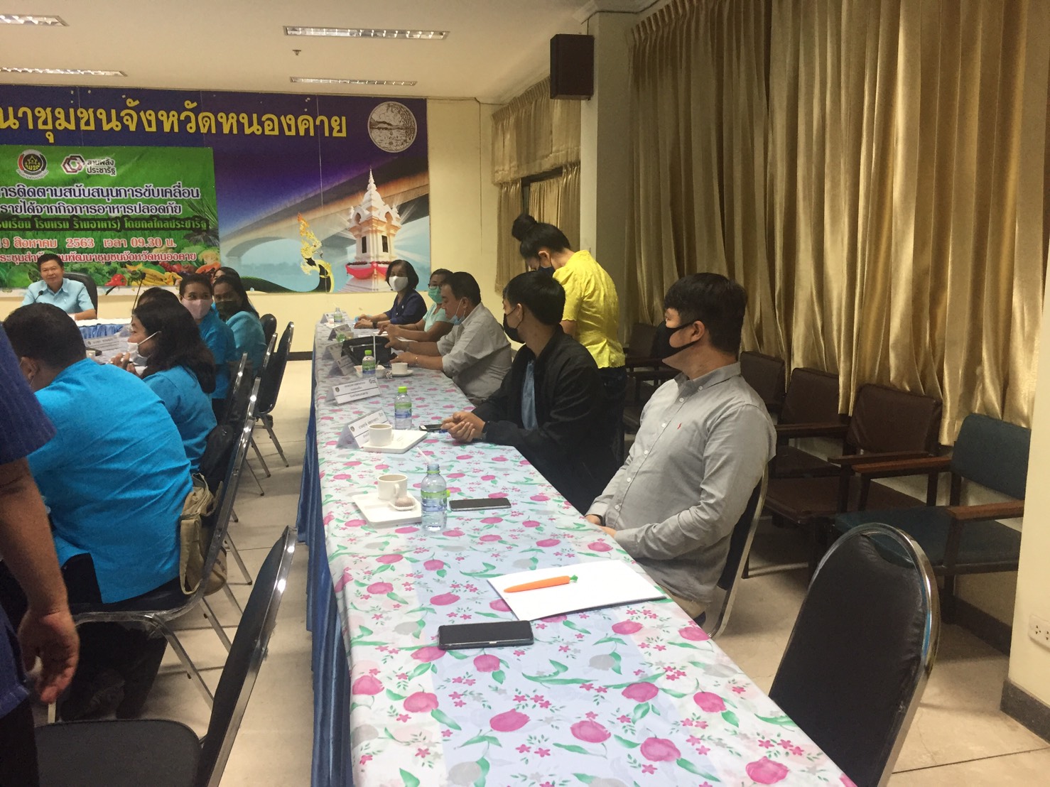 กรมการพัฒนาชุมชน ลงพื้นที่จังหวัดหนองคาย ติดตามสนับสนุนการขับเคลื่อนการสร้างรายได้จากกิจกรรมอาหารปลอดภัย (โรงพยาบาล โรงเรียน โรงแรม ร้านอาหาร)