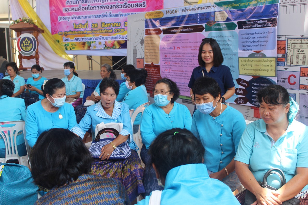 จังหวัดหนองคาย จัดโครงการพัฒนาศักยภาพผู้นำสตรี ด้านการแก้ไขปัญหาความยากจนและคนด้อยโอกาสของครัวเรือนสตรี (กองทุนพัฒนาบทบาทสตรีพี่เลี้ยงแก้จนคนหนองคาย)
