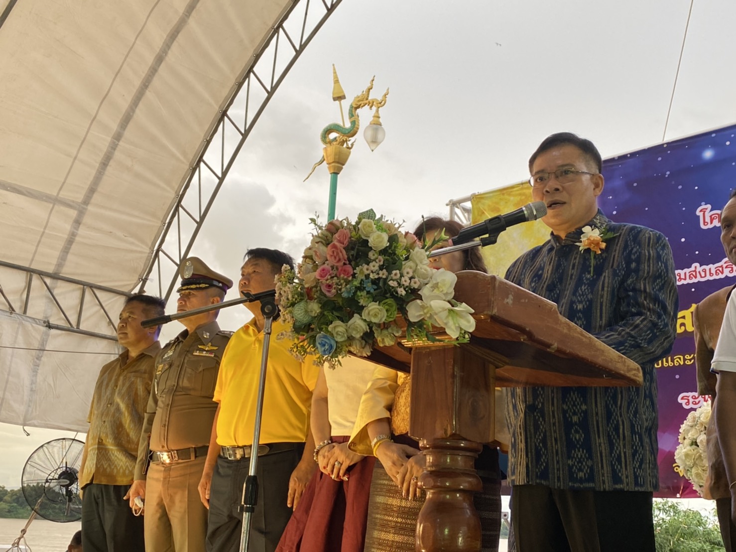 พช.หนองคาย “ร่วมสืบสานตำนาน บั้งไฟพญานาคโลก” จัดจำหน่ายสินค้า OTOP