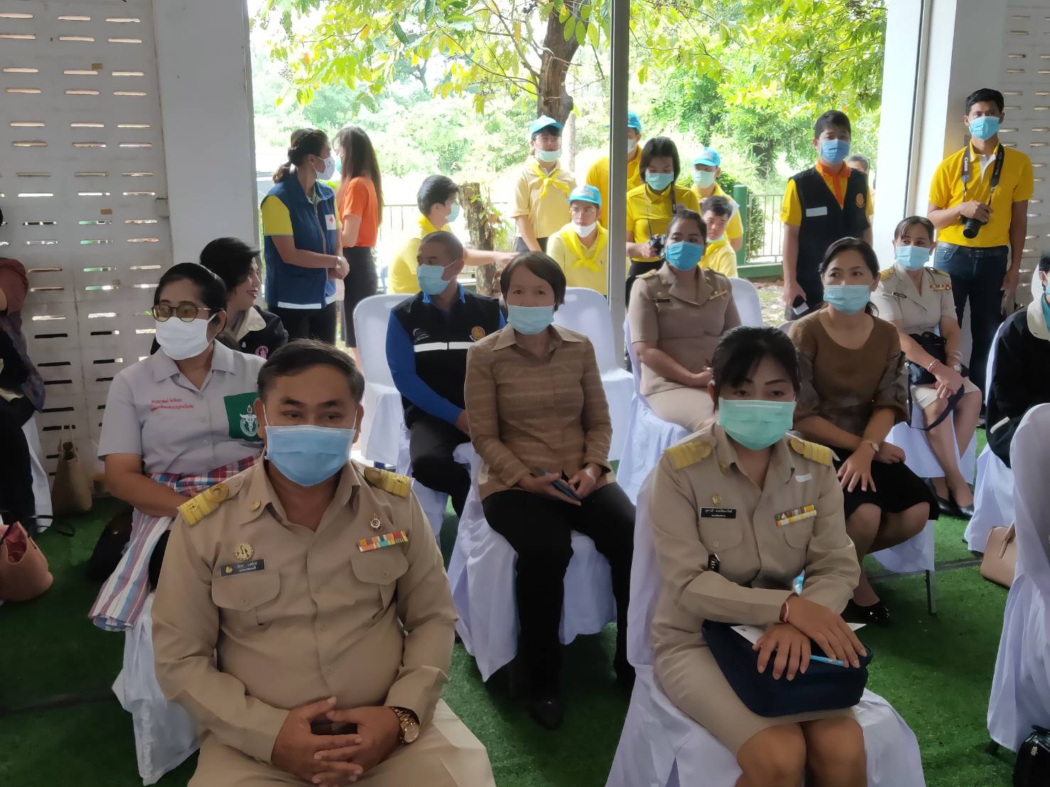 พช.หนองคาย ร่วมโครงการปกป้องและเชิดชูสถาบันพระมหากษัตริย์ และหน่วยบำบัดทุกข์ บำรุงสุข จังหวัดหนองคาย ณ อำเภอเมืองหนองคาย จังหวัดหนองคาย