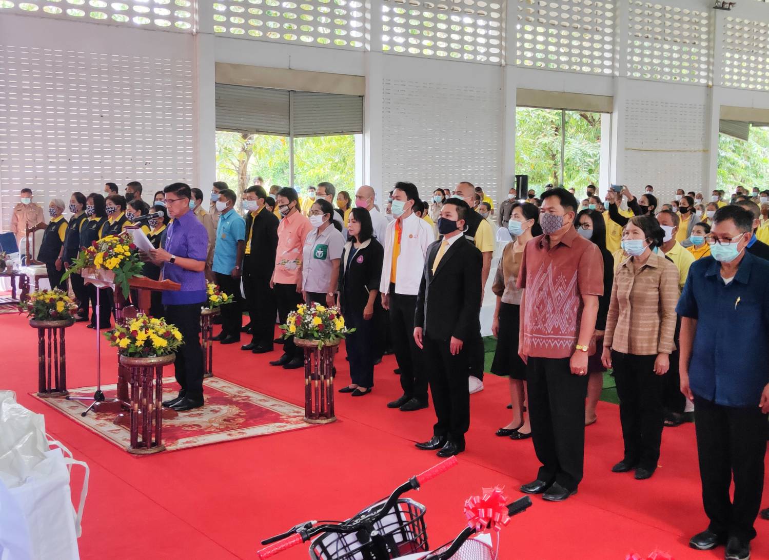 พช.หนองคาย ร่วมโครงการปกป้องและเชิดชูสถาบันพระมหากษัตริย์ และหน่วยบำบัดทุกข์ บำรุงสุข จังหวัดหนองคาย ณ อำเภอเมืองหนองคาย จังหวัดหนองคาย