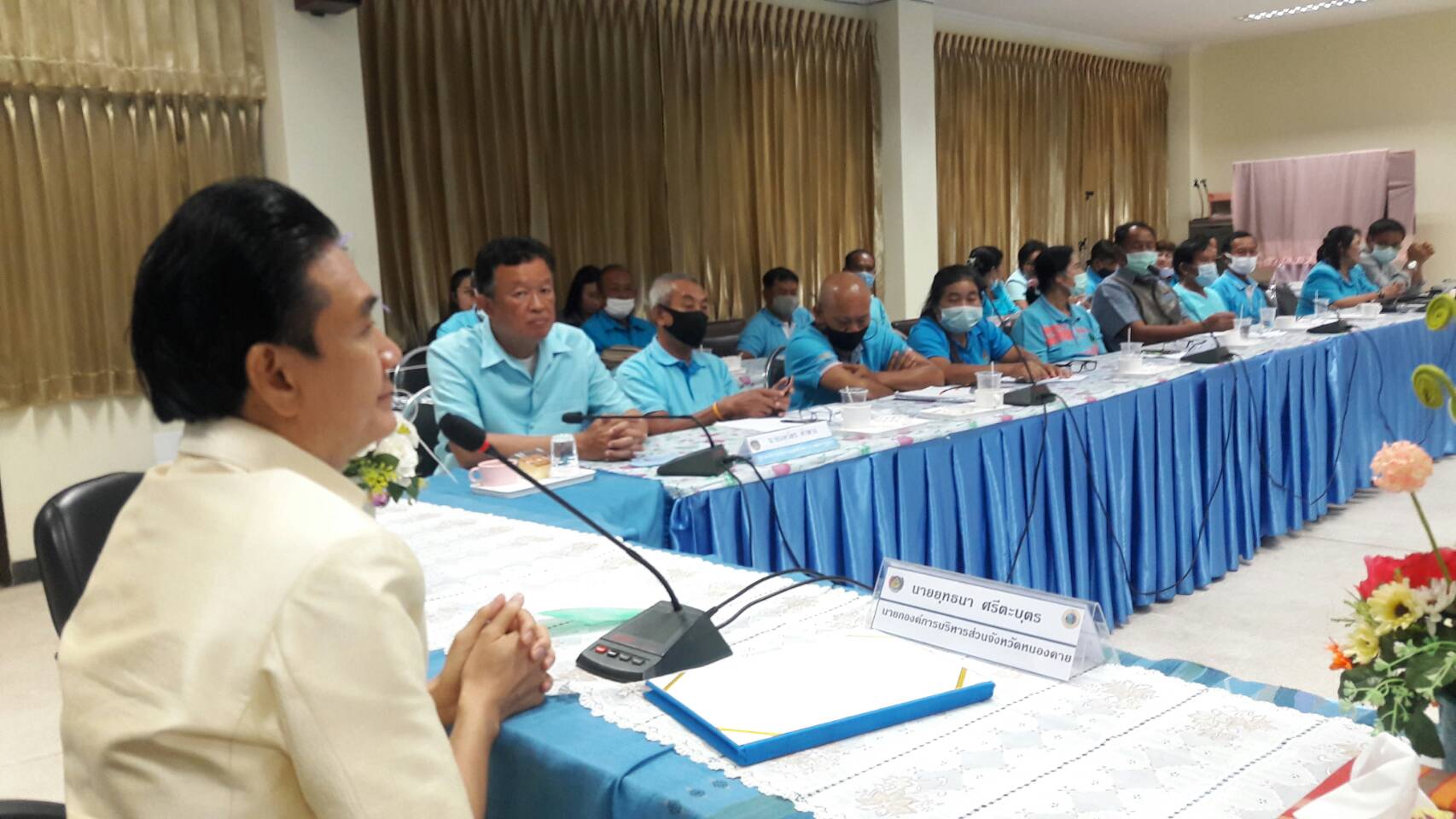 นายก อบจ.หนองคาย สนับสนุนโครงการ “กองทุนแม่ของแผ่นดิน” เพื่อลดและควบคุมปัญหายาเสพติดในหมู่บ้าน ชุมชน และแก้ปัญหาสังคม”