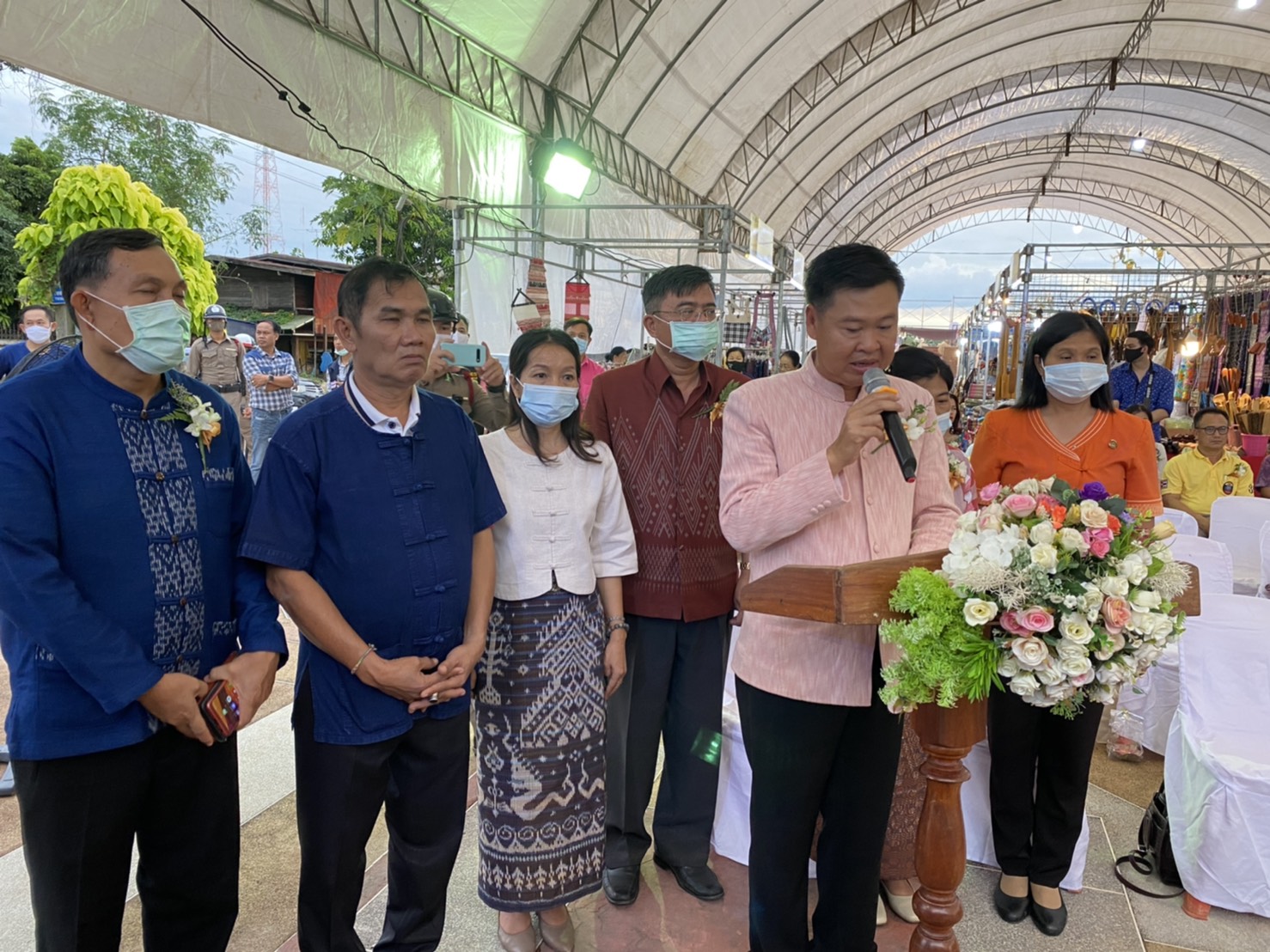 พช.หนองคาย “ร่วมสืบสานตำนาน บั้งไฟพญานาคโลก” จัดจำหน่ายสินค้า OTOP