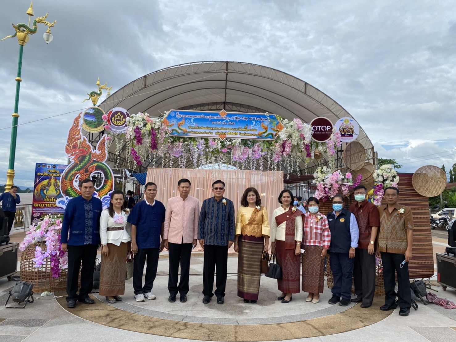 พช.หนองคาย “ร่วมสืบสานตำนาน บั้งไฟพญานาคโลก” จัดจำหน่ายสินค้า OTOP