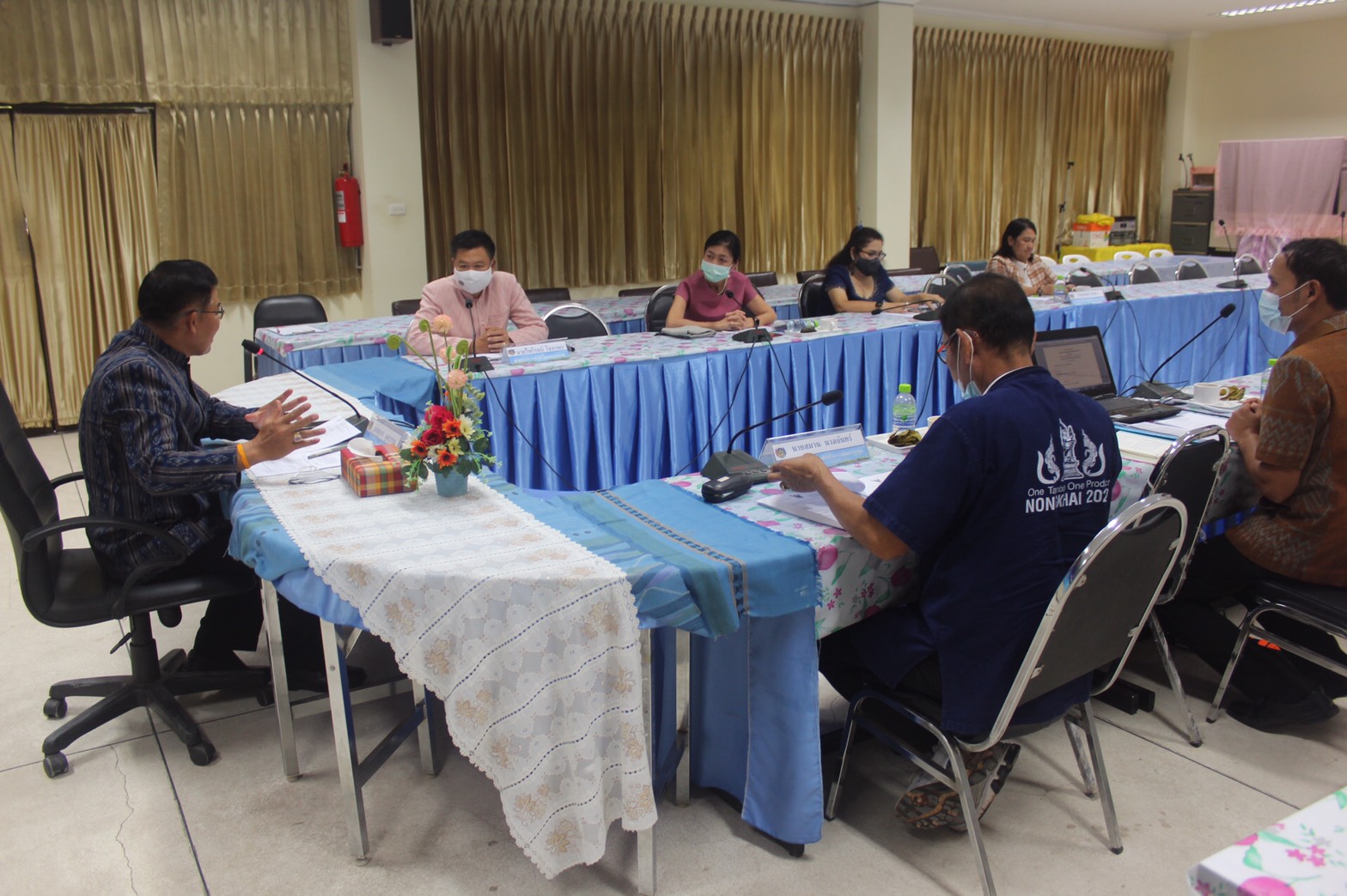 จังหวัดหนองคาย..ประเมินผลการดำเนินงานโอทอปเทรดเดอร์จังหวัดหนองคาย