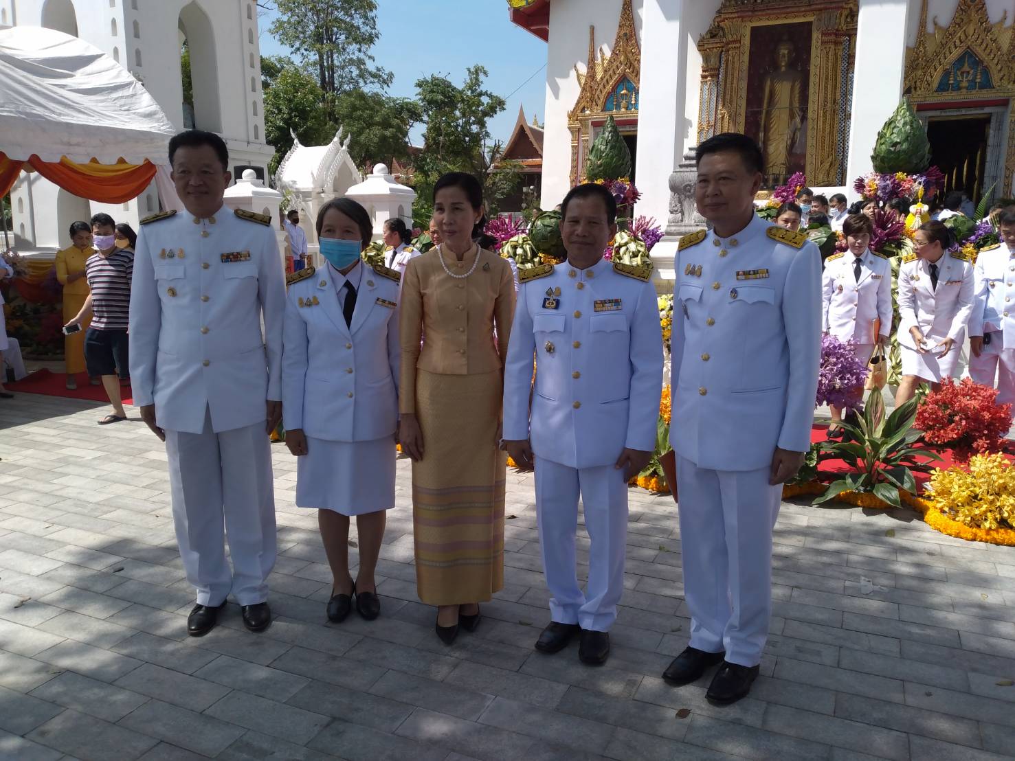 พช.หนองคาย : ร่วมพิธีถวายผ้าพระกฐินพระราชทาน กรมการพัฒนาชุมชน ประจำปี 2563 ณ วัดเสนาสนาราม ราชวรวิหาร อยุธยา