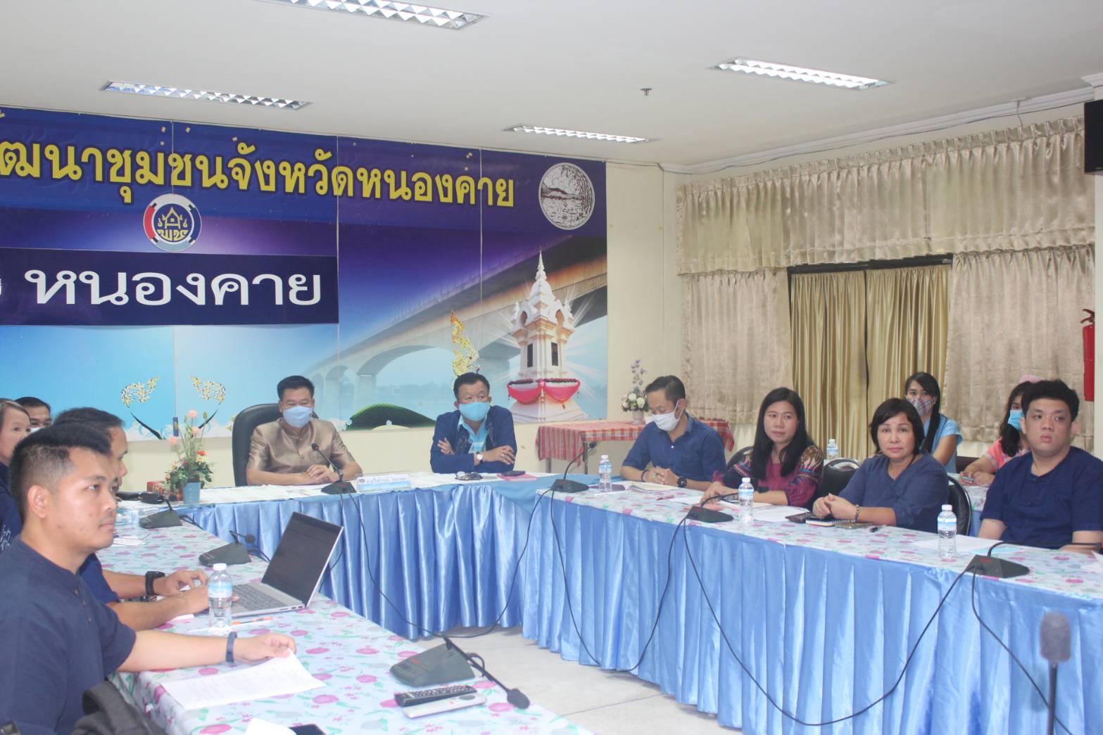 พช.หนองคาย ร่วมติดตามรับชมการประชุมกรมการพัฒนาชุมชน ครั้งที่ 9/2563 ผ่านระบบวีดิทัศน์ทางไกล (Video Conference)