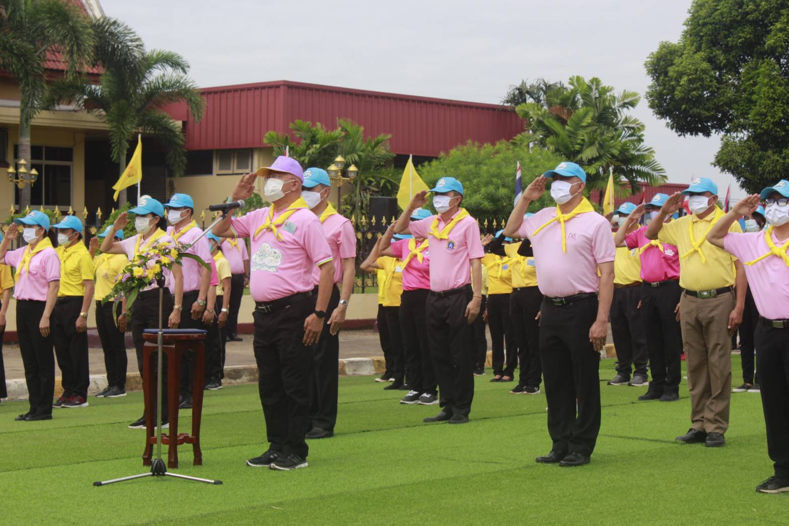 นายไพโรจน์ โสภาพร พัฒนาการจังหวัดหนองคาย ได้มอบหมายให้ นางสาวประภัสสร รัตนนาลี พัฒนาการอำเภอเมืองหนองคาย และข้าราชการในสังกัดสำนักงานพัฒนาชุมชนจังหวัดหนองคาย เข้าร่วมกิจกรรมจิตอาสา