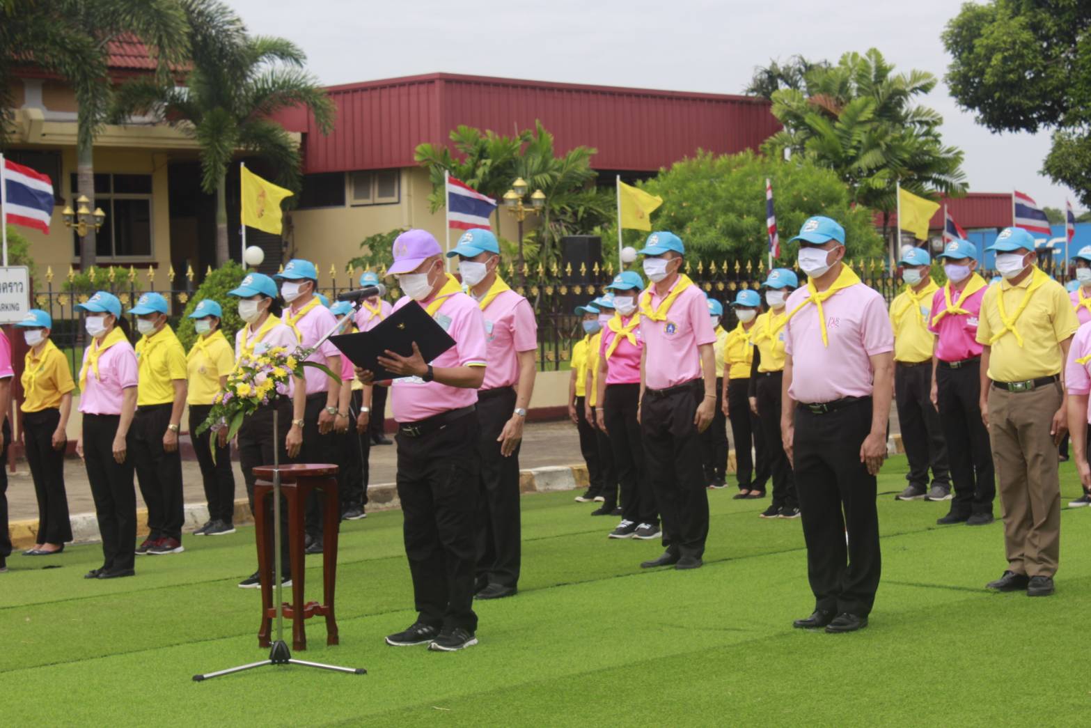 นายไพโรจน์ โสภาพร พัฒนาการจังหวัดหนองคาย ได้มอบหมายให้ นางสาวประภัสสร รัตนนาลี พัฒนาการอำเภอเมืองหนองคาย และข้าราชการในสังกัดสำนักงานพัฒนาชุมชนจังหวัดหนองคาย เข้าร่วมกิจกรรมจิตอาสา