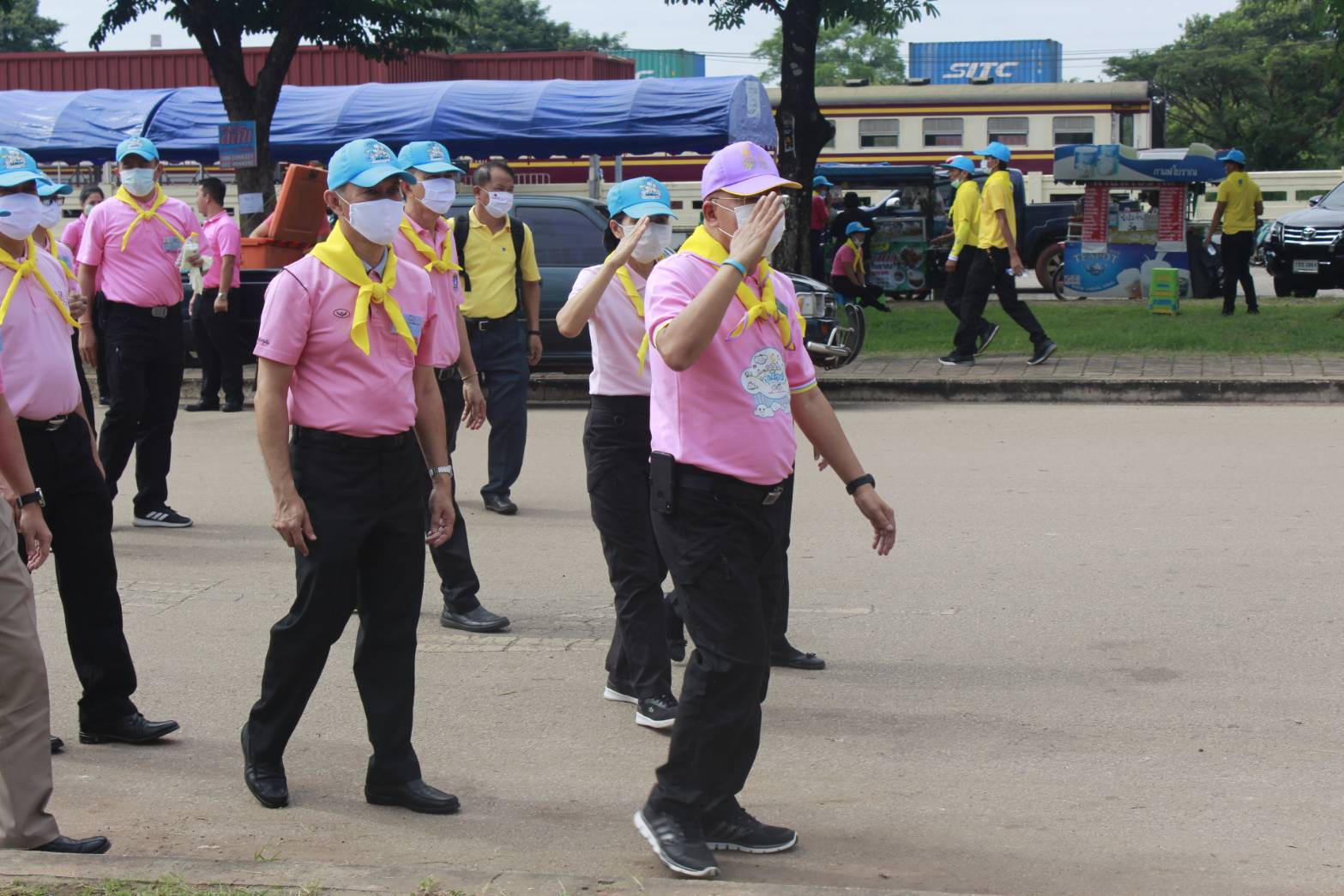นายไพโรจน์ โสภาพร พัฒนาการจังหวัดหนองคาย ได้มอบหมายให้ นางสาวประภัสสร รัตนนาลี พัฒนาการอำเภอเมืองหนองคาย และข้าราชการในสังกัดสำนักงานพัฒนาชุมชนจังหวัดหนองคาย เข้าร่วมกิจกรรมจิตอาสา