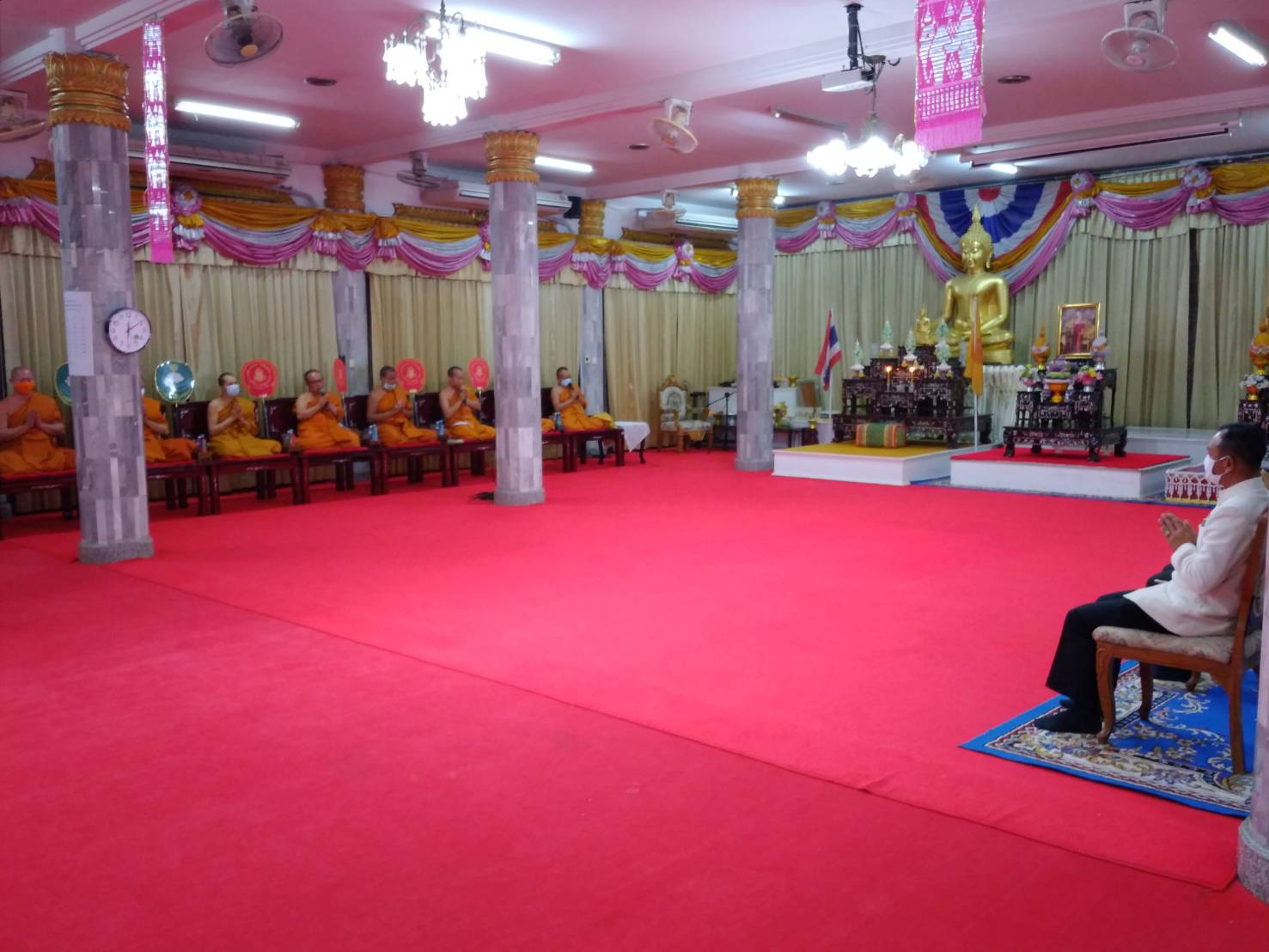 พช.หนองคาย ร่วมพิธีเจริญพระพุทธมนต์ถวายพระพรชัยมงคล และถวายเป็นพระราชกุศลแด่สมเด็จพระนางเจ้าสิริกิติ์พระบรมราชินีนาถ พระบรมราชชนนีพันปีหลวงพระบาทสมเด็จพระเจ้าอยู่หัว และสมเด็จพระนางเจ้าฯพระบรมราชินี