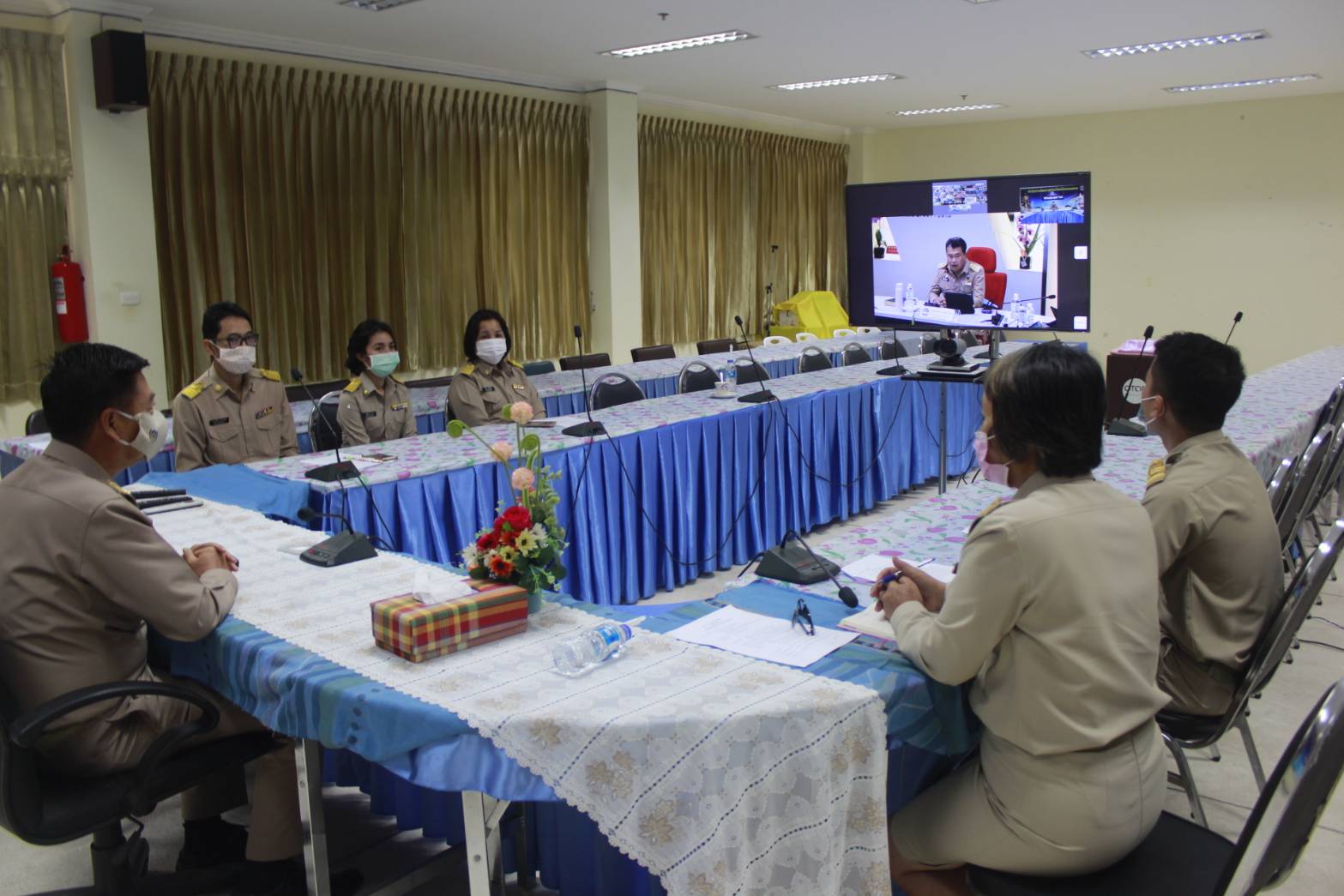 พช.หนองคาย ร่วมรับฟังการประชุมกรมการพัฒนาชุมชน ครั้งที่ 10/2563 ผ่านระบบวีดิทัศน์ทางไกล (Video Conference)