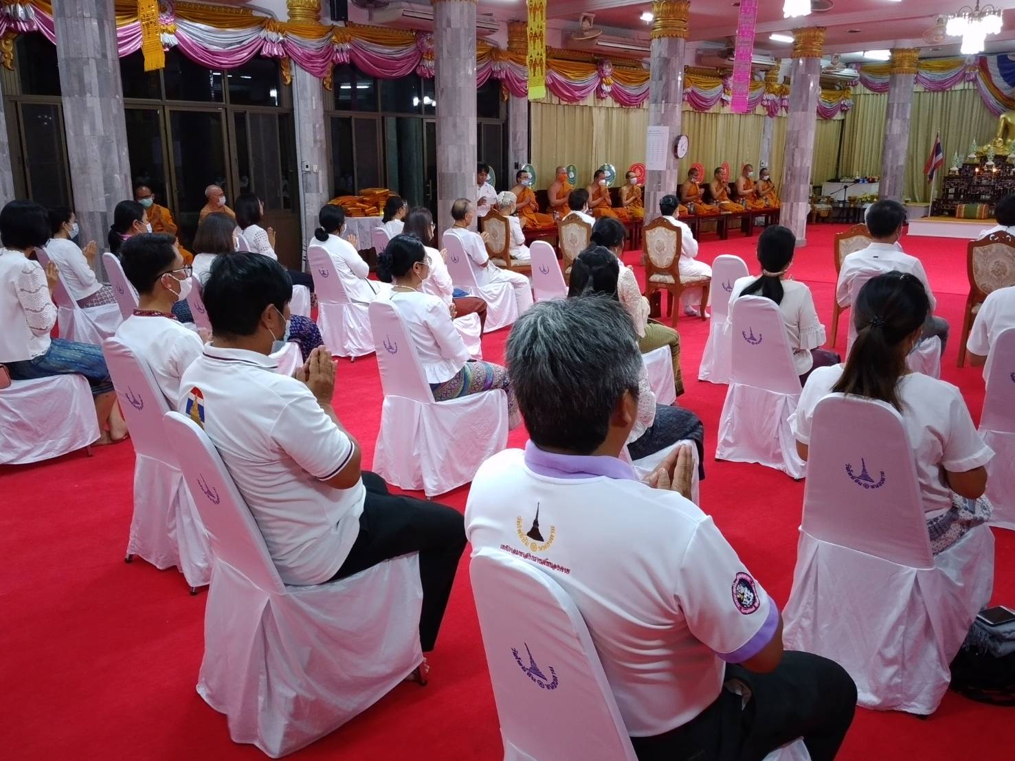 พช.หนองคาย ร่วมพิธีเจริญพระพุทธมนต์ถวายพระพรชัยมงคล และถวายเป็นพระราชกุศลแด่สมเด็จพระนางเจ้าสิริกิติ์พระบรมราชินีนาถ พระบรมราชชนนีพันปีหลวงพระบาทสมเด็จพระเจ้าอยู่หัว และสมเด็จพระนางเจ้าฯพระบรมราชินี