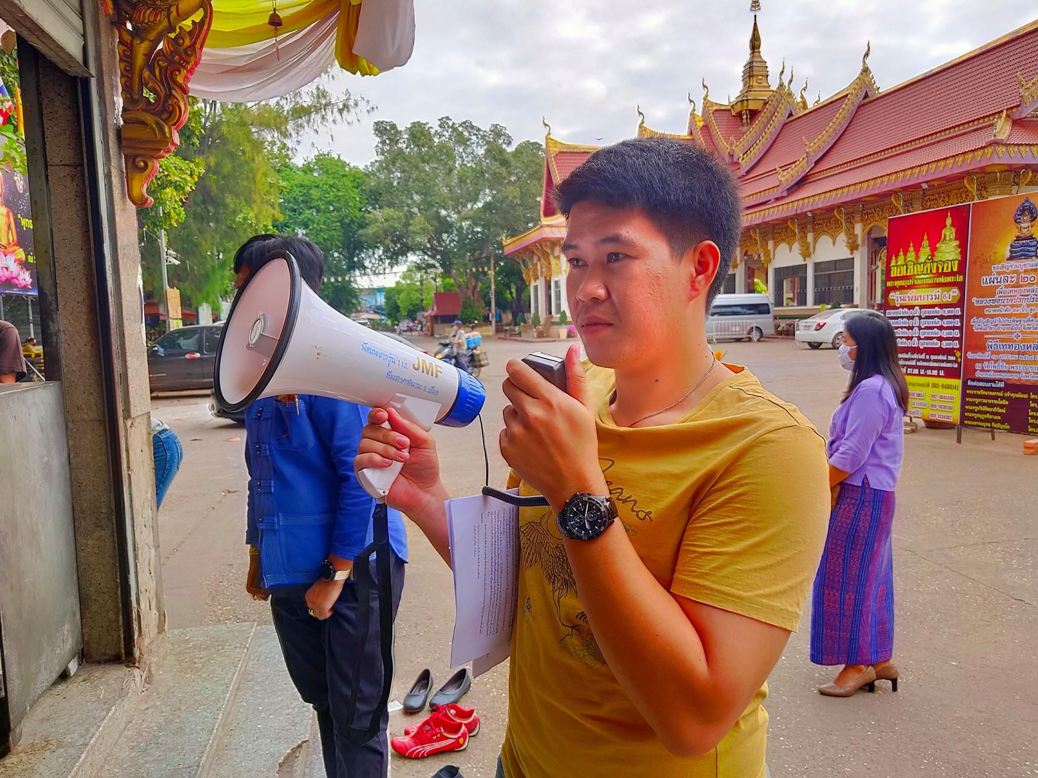 จังหวัดหนองคาย โดยสำนักงานพัฒนาชุมชนจังหวัดฯ ดำเนินโครงการ ผู้ว่าฯ พาสำรวจเส้นทาง “เส้นทางธรรม เส้นทางเที่ยว @หนองคาย” เส้นทางที่ 1 เส้นทางธรรม @หนองคาย