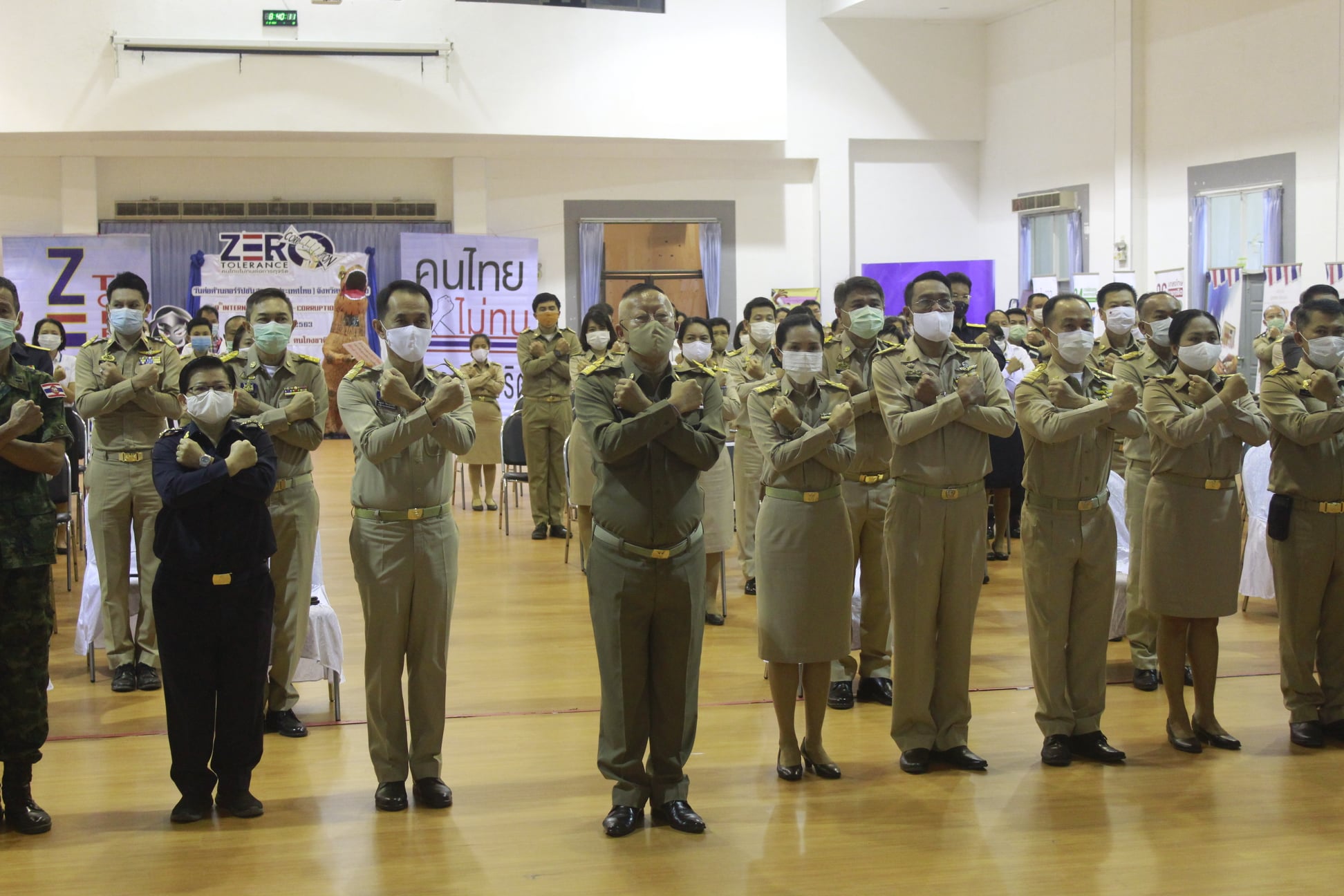 นายไพโรจน์ โสภาพร พัฒนาการจังหวัดหนองคาย ได้เข้าร่วมกิจกรรมงานวันต่อต้านคอร์รัปชันสากล(ประเทศไทย) จังหวัดหนองคาย