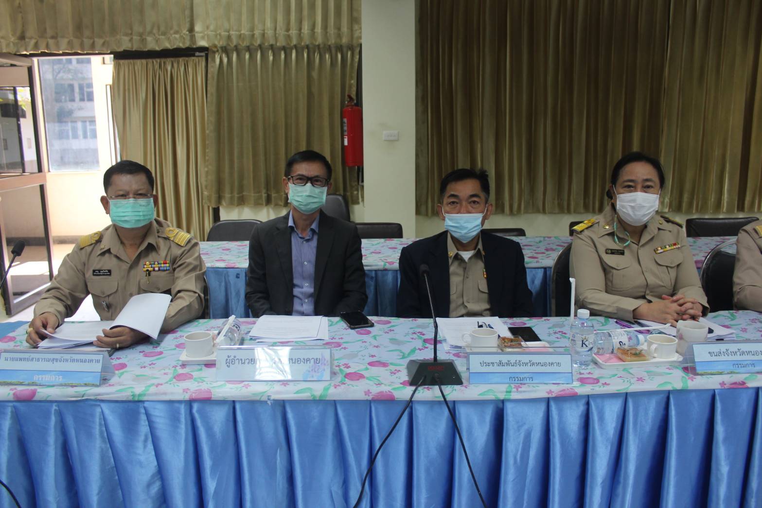 นายประเสริฐ ลือชาธนานนท์ ผู้ว่าราชการจังหวัดหนองคายมอบหมายให้ นางสาวสิริมา วัฒโน รองผู้ว่าราชการจังหวัดหนองคาย เป็นประธานในการประชุม คณะกรรมการขับเคลื่อนศูนย์แสดงและจำหน่ายผลิตภัณฑ์ OTOP จังหวัดหนองคาย ครั้งที่ 5/2563