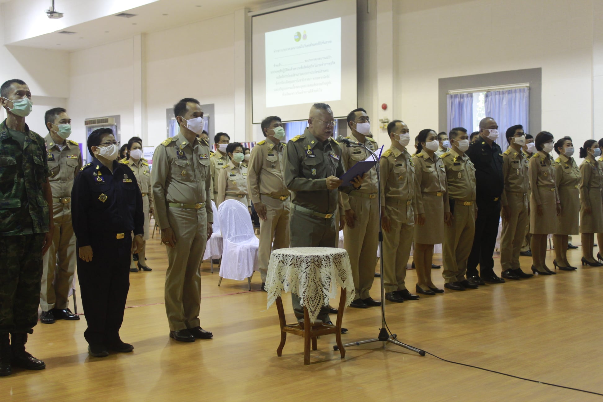 นายไพโรจน์ โสภาพร พัฒนาการจังหวัดหนองคาย ได้เข้าร่วมกิจกรรมงานวันต่อต้านคอร์รัปชันสากล(ประเทศไทย) จังหวัดหนองคาย