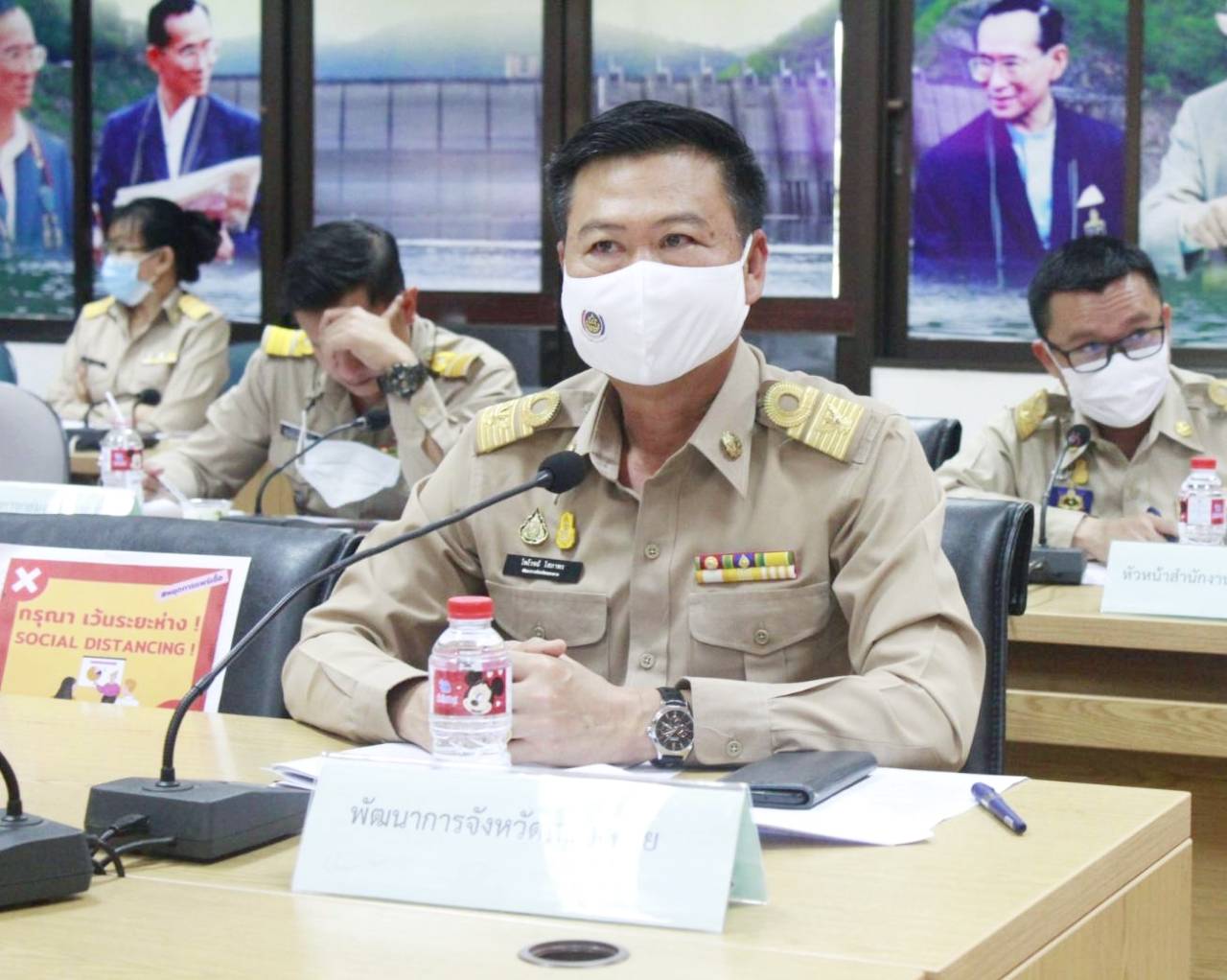 จังหวัดหนองคาย ประชุมคณะอนุกรรมการจัดแสดงนิทรรศการผลงานของส่วนราชการกระทรวงต่างๆและคณะอนุกรรมการจัดจำหน่ายสินค้าผลิตภัณฑ์ชุมชน (OTOP) ภายใต้งานฉลองอนุสาวรีย์ปราบฮ่อ ใต้ร่มพระบารมี 194 ปี เมืองหนองคาย และงานกาชาด พ.ศ. 2564