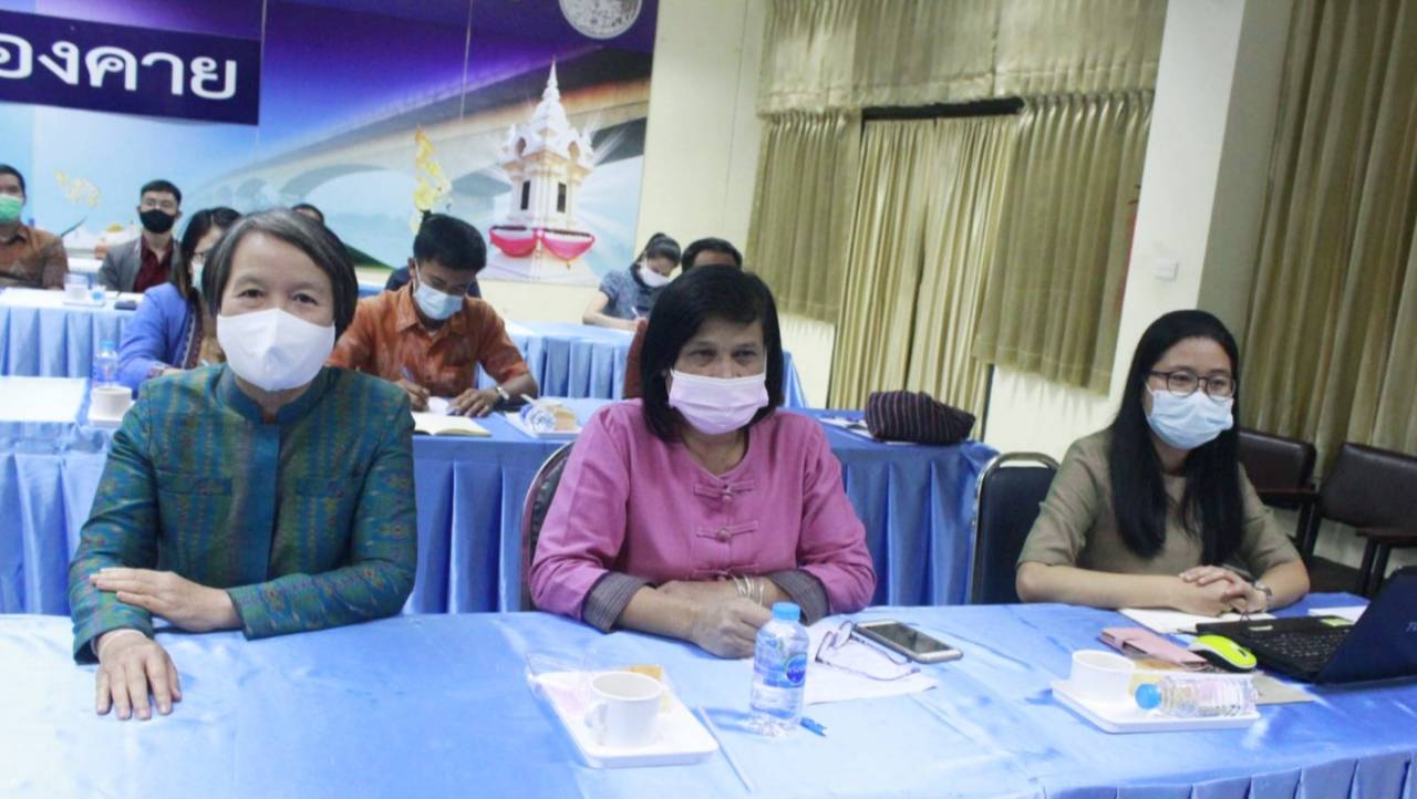 พช.หนองคาย ร่วมรับฟังการบรรยายโครงการฝึกอบรมพัฒนากรระหว่างประจำการ ด้านบริหารการเปลี่ยนแปลง ประจำปีงบประมาณ พ.ศ. 2564