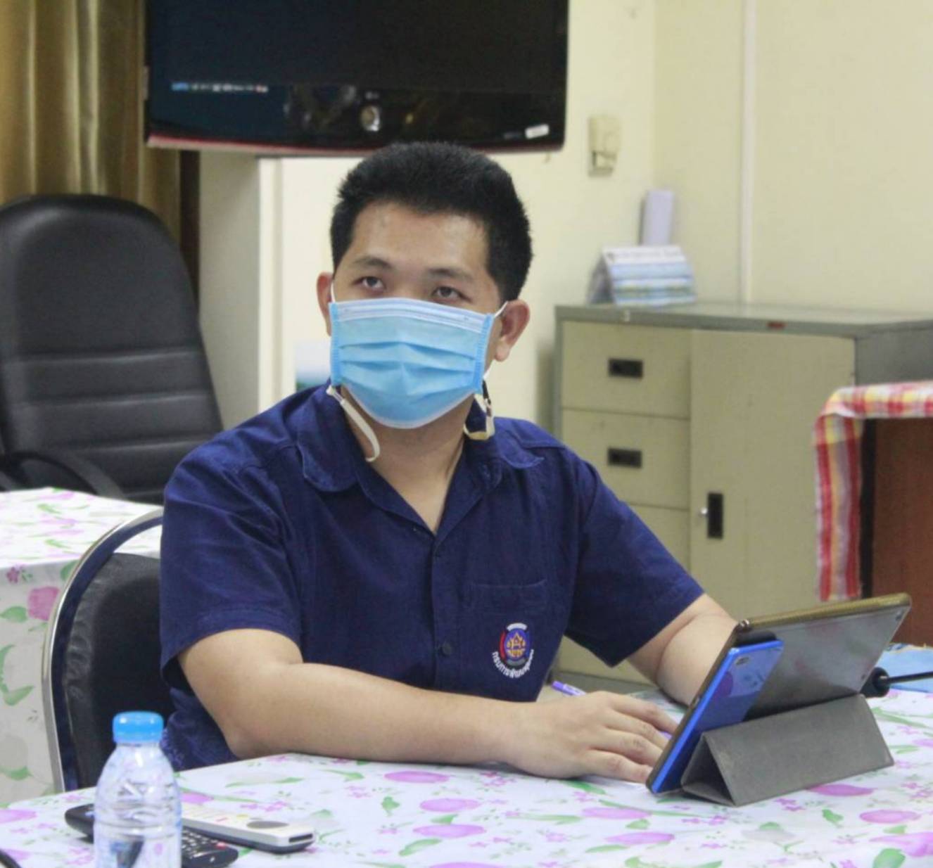 พช.หนองคาย ร่วมรับฟังการประชุมซักซ้อมการดำเนินงานโครงการขับเคลื่อนการพัฒนาข้อมูลภาครัฐสู่การเป็นรัฐบาลดิจิทัล ผ่านระบบวีดิทัศน์ทางไกล (Video Conference)