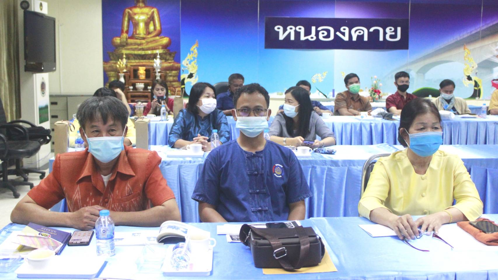 พช.หนองคาย ร่วมรับฟังการบรรยายโครงการฝึกอบรมพัฒนากรระหว่างประจำการ ด้านบริหารการเปลี่ยนแปลง ประจำปีงบประมาณ พ.ศ. 2564