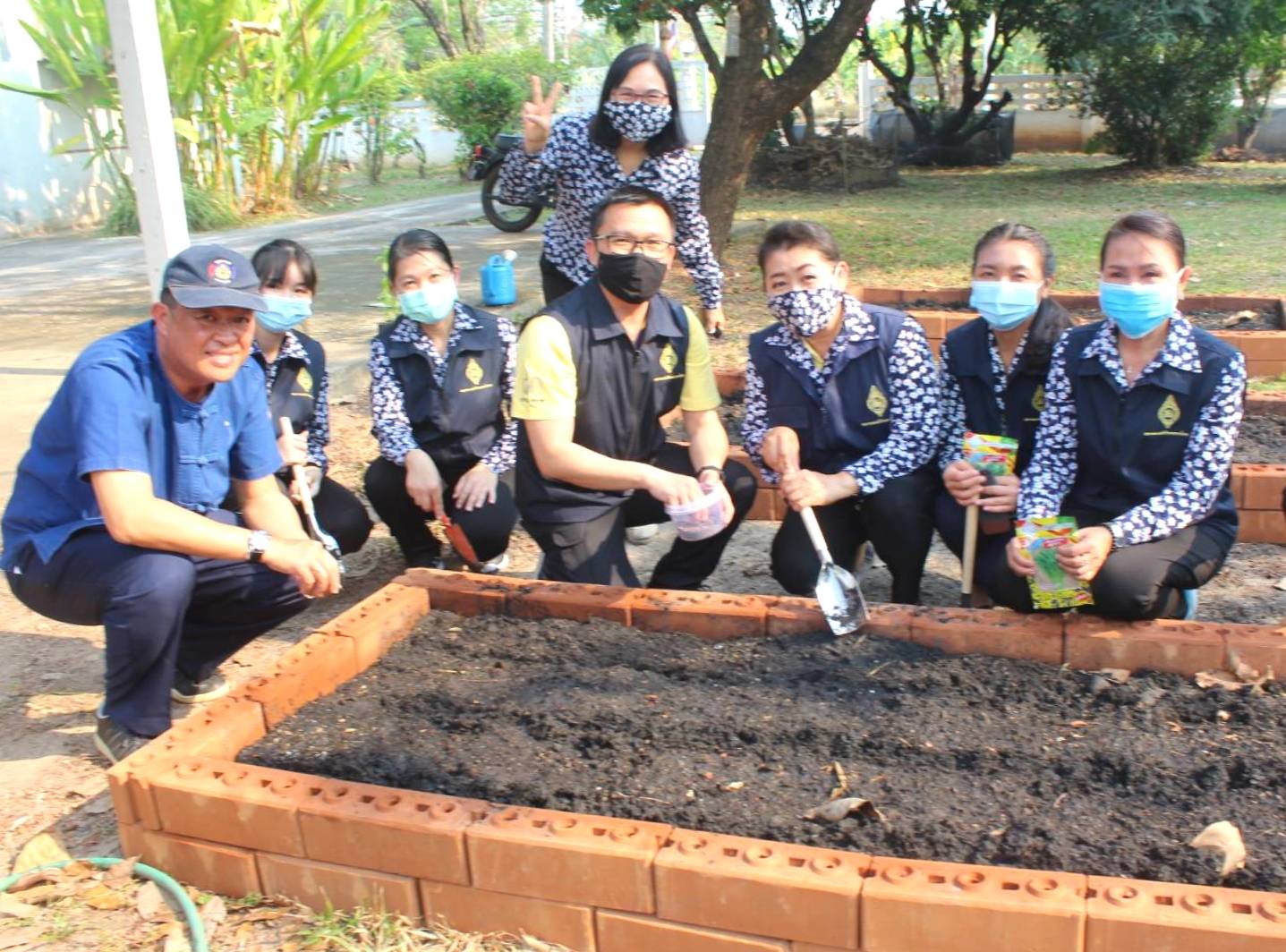 พช.หนองคาย ร่วมกิจกรรม”การน้อมนำแนวพระราชดำริของสมเด็จพระกนิษฐาธิราชเจ้า กรมสมเด็จพระเทพรัตนราชสุดาฯ สยามบรมราชกุมารี สร้างความมั่นคงทางอาหารสู่ปฏิบัติการ 90 วัน ปลูกผักสวนครัวเพื่อสร้างความมั่นคงทางอาหาร”