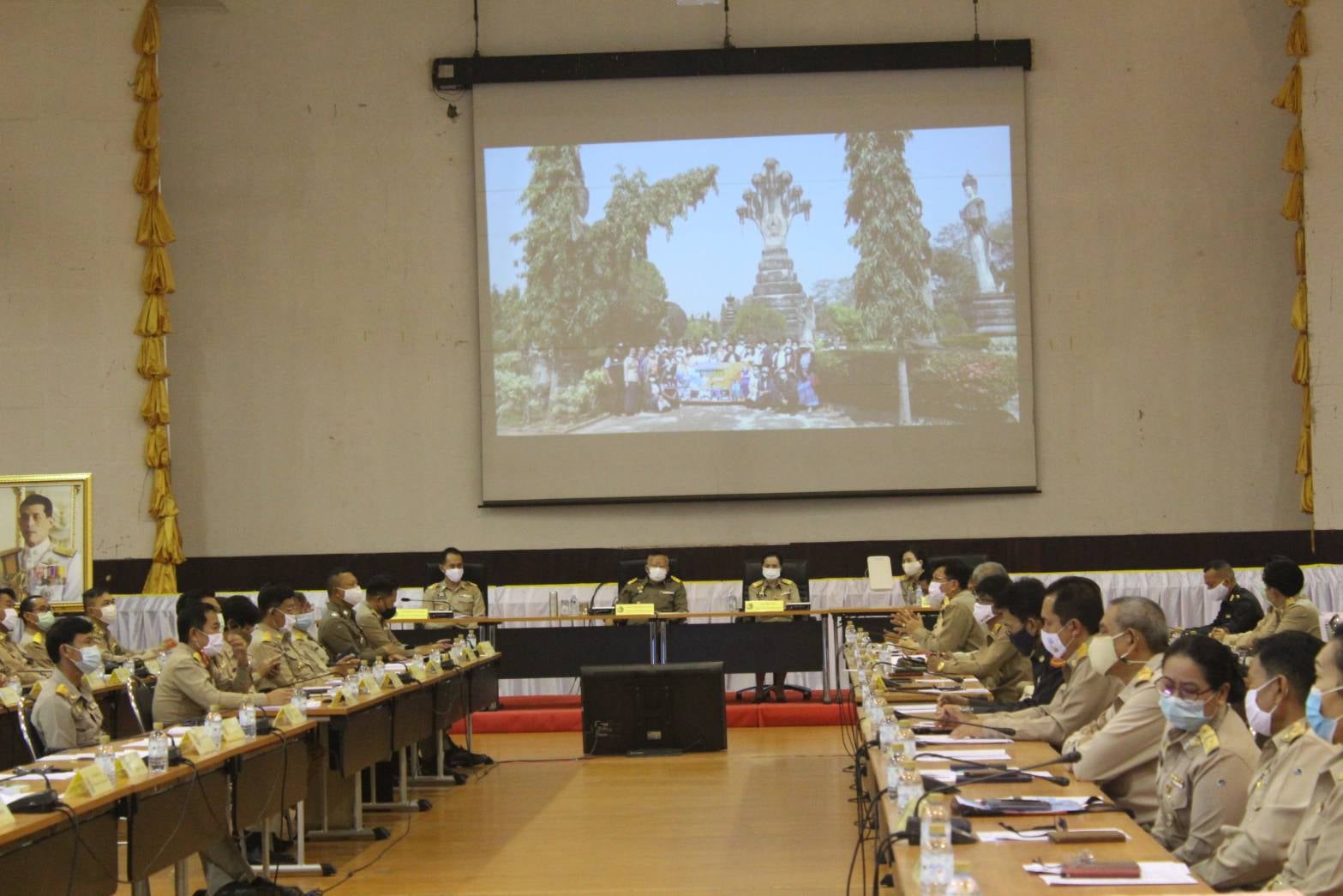 พช.หนองคาย ร่วมประชุมคณะกรมการจังหวัดและหัวหน้าส่วนราชการประจำจังหวัด​ ครั้งที่​ 2/2564