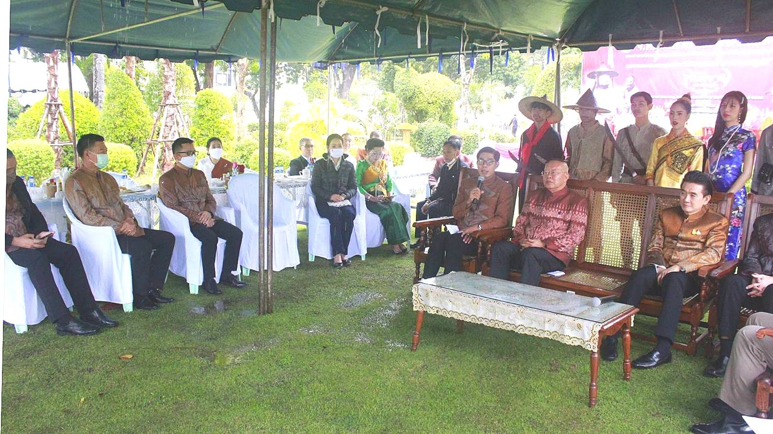 พช.หนองคาย ร่วมงานแถลงข่าวการจัดงาน “ฉลองอนุสาวรีย์ ใต้ร่มพระบารมี ๑๙๔ ปี เมืองหนองคาย และงานกาชาด พ.ศ.๒๕๖๔”