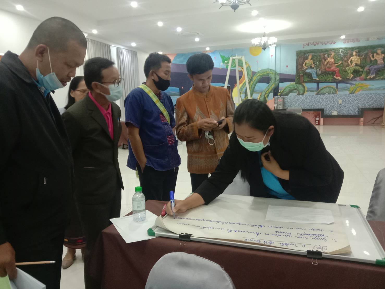 พช.หนองคาย เปิดโครงการจัดทำแผนพัฒนาตำบล กิจกรรมประชุมเชิงปฏิบัติการสร้างความรู้ความเข้าใจเครือข่ายคณะกรรมการบริหารศูนย์ประสานงานองค์การชุมชนระดับจังหวัด(ศอช.จ) ประจำปี พ.ศ. 2564