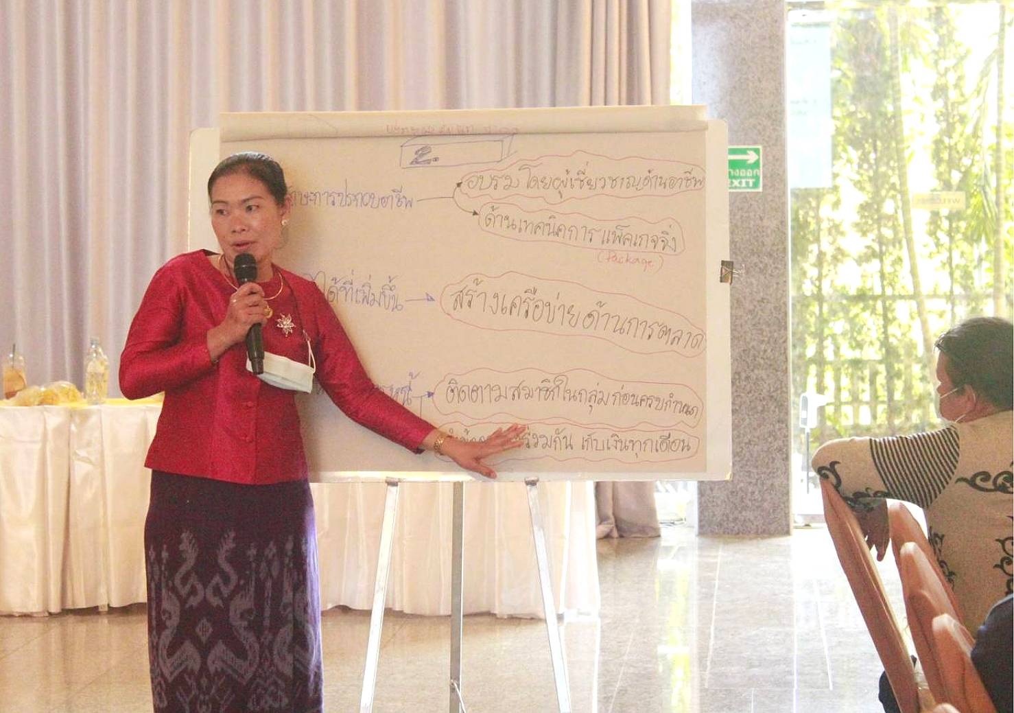 พช.หนองคาย ดำเนินโครงการพัฒนาทักษะอาชีพแก่กลุ่มอาชีพสมาชิกกองทุนพัฒนาบทบาทสตรี