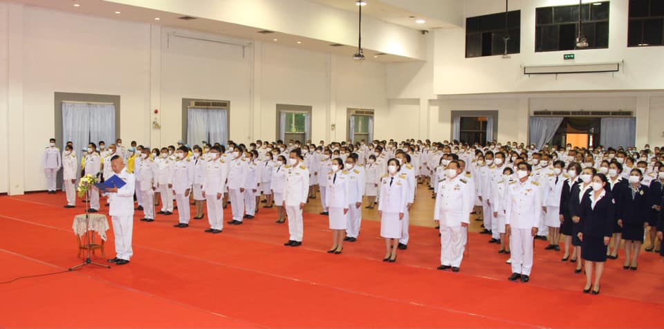 พช.หนองคาย เข้าร่วมพิธีวางพานพุ่มดอกไม้สด เนื่องในวันที่ระลึกพระบาทสมเด็จพระนั่งเกล้าเจ้าอยู่หัว พระมหาเจษฎาราชเจ้า ประจำปีพุทธศักราช ๒๕๖๔