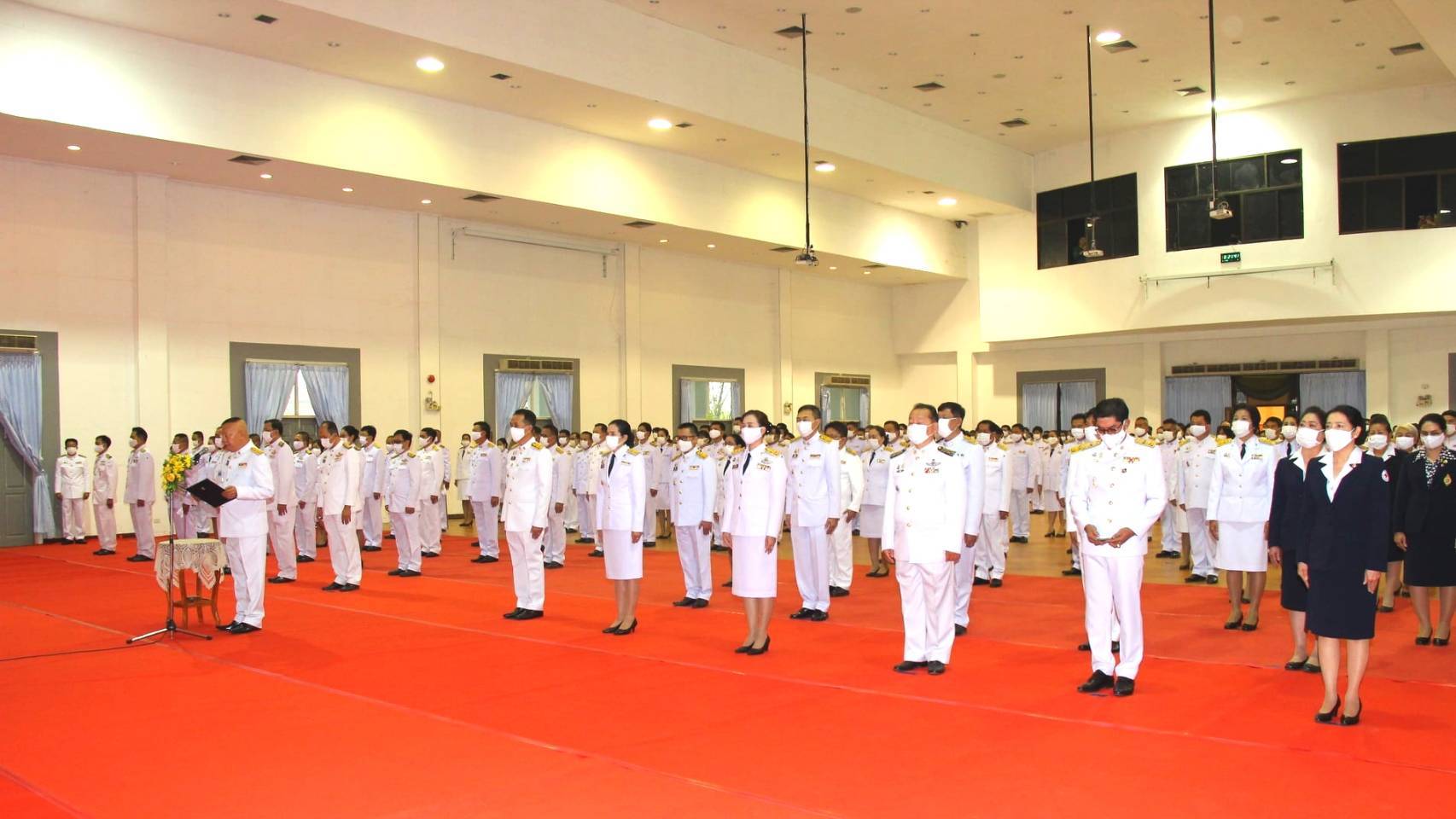 พช.หนองคาย ร่วมพิธีถวายราชสักการะแด่พระบาทสมเด็จพระบรมชนกาธิเบศร มหาภูมิพลอดุลยเดชมหาราช บรมนาถบพิตร “พระบิดาแห่งมาตรฐานการช่างไทย” เนื่องในวันมาตรฐานฝีมือแรงงานแห่งชาติ