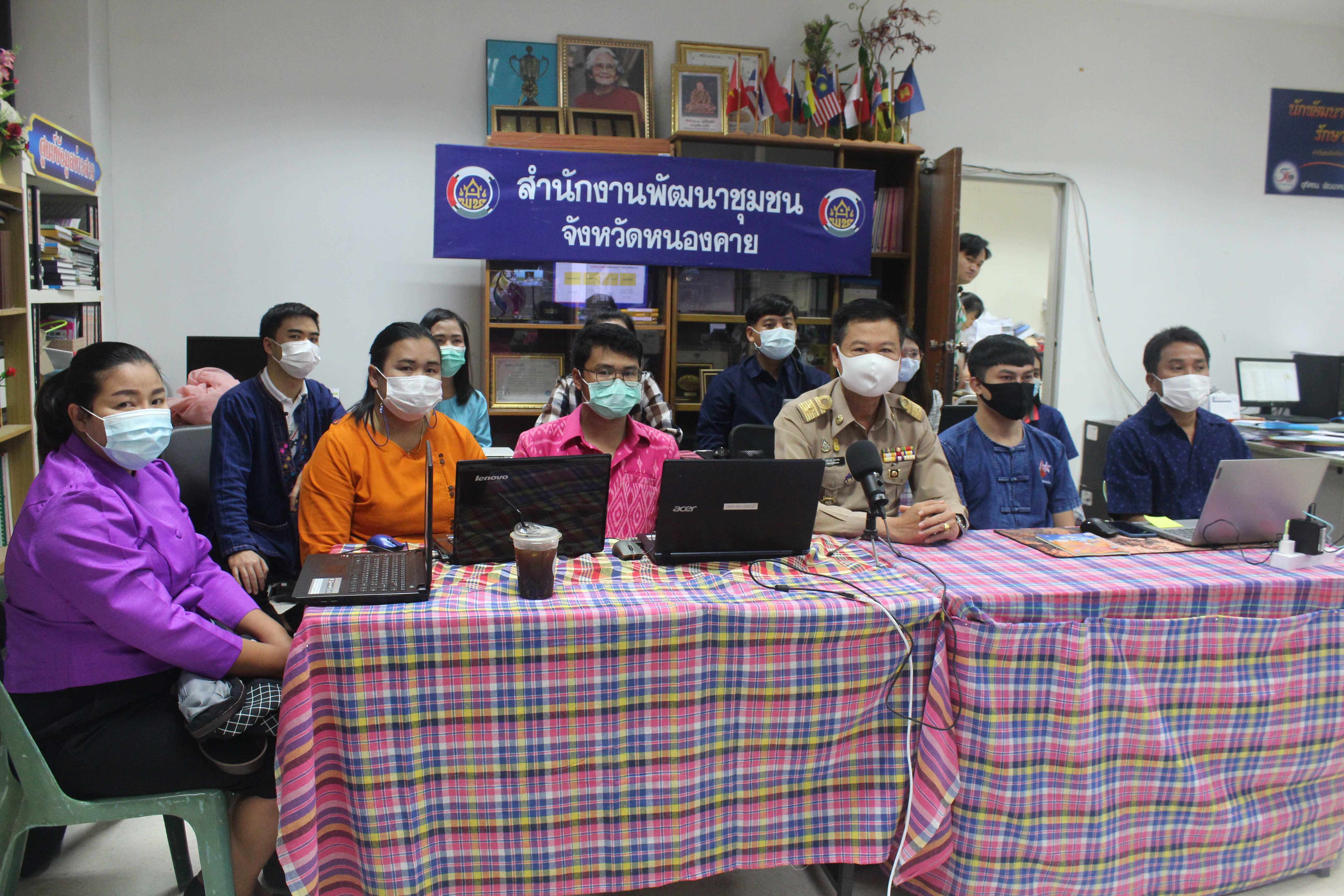 พช.หนองคาย ฝึกอบรมโครงการตลาดนัดความรู้งานพัฒนาชุมชน (KM Market) ผ่านการอบรมออนไลน์ด้วยโปรแกรม ZOOM